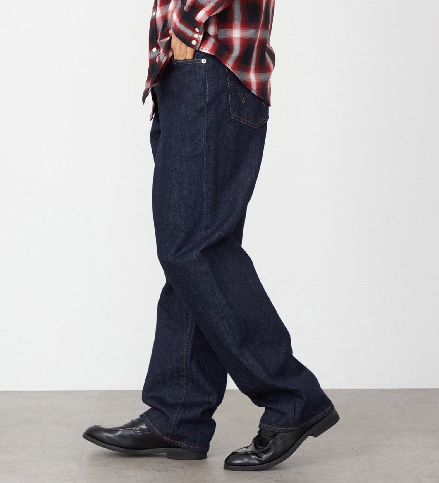 EDWIN(エドウイン)の【裾上げ無料】503 ルーズストレートパンツ LOOSE STRAIGHT MADE IN JAPAN 日本製 綿100%|パンツ/デニム / ジーンズパンツ/メンズ|インディゴブルー