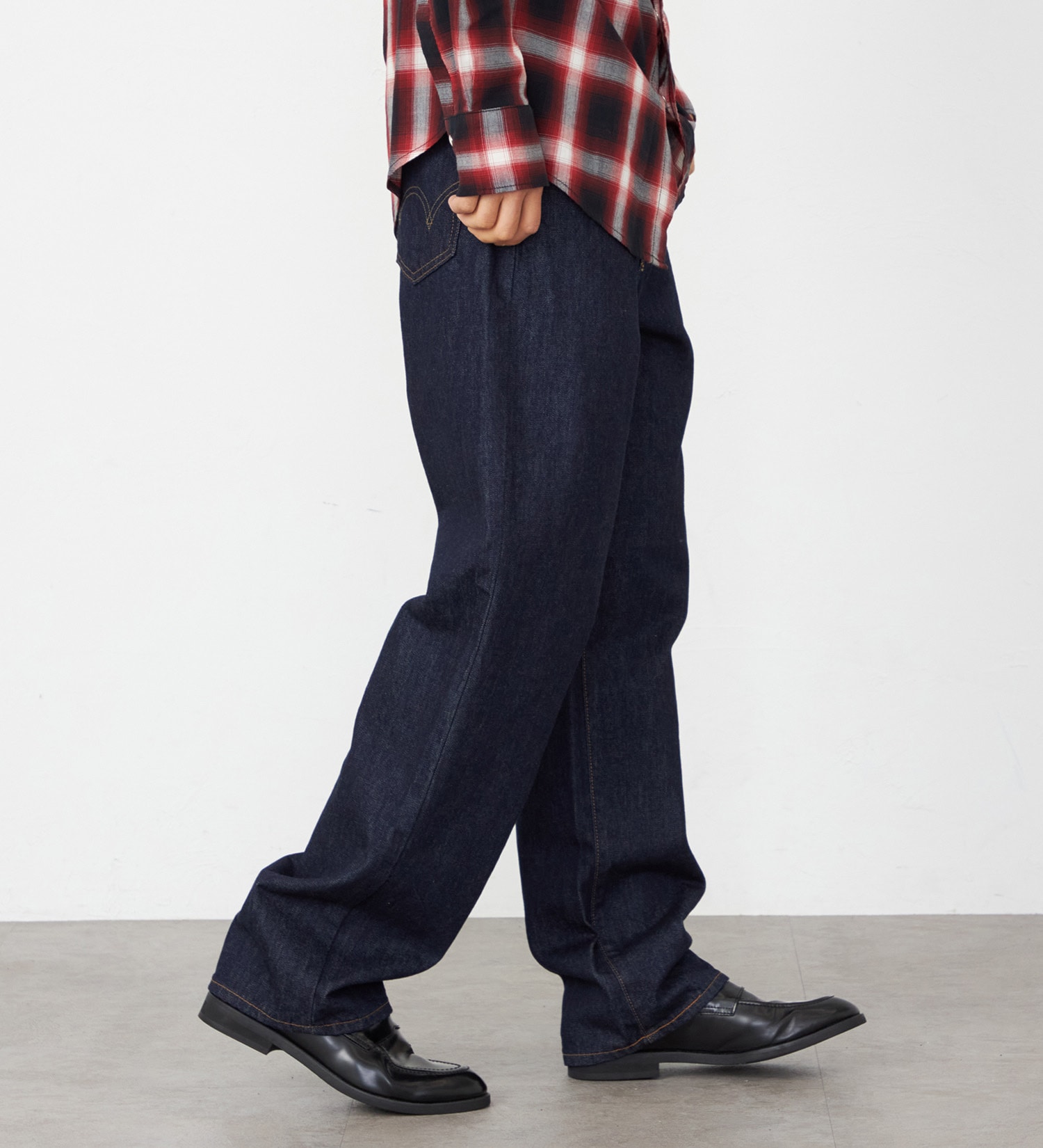 EDWIN(エドウイン)の【裾上げ無料】503 ルーズストレートパンツ LOOSE STRAIGHT MADE IN JAPAN 日本製 綿100%|パンツ/デニム / ジーンズパンツ/メンズ|インディゴブルー
