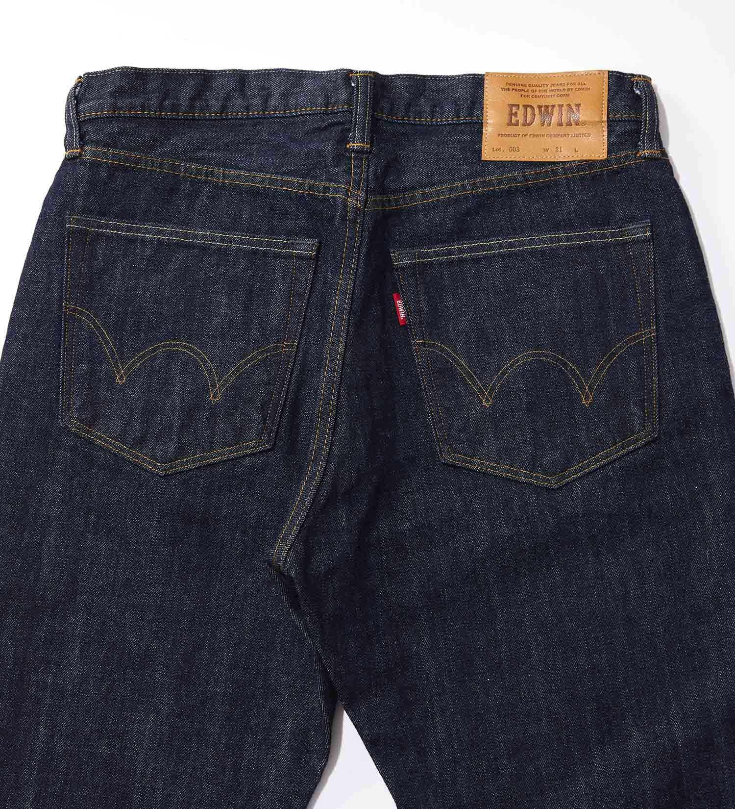EDWIN(エドウイン)の【予約】503 レギュラーストレートデニムパンツ TRUE STANDARD REGULAR STRAIGHT 綿100％|パンツ/デニム / ジーンズパンツ/メンズ|インディゴブルー