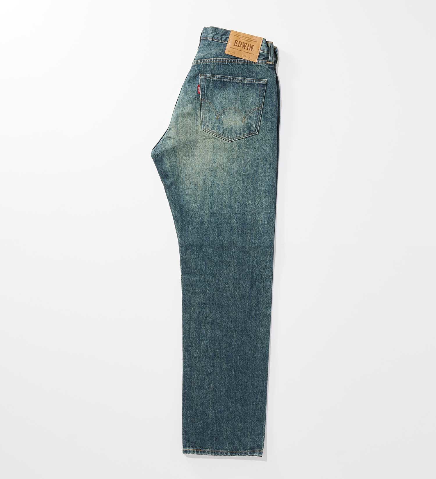 EDWIN(エドウイン)の【予約】503 レギュラーストレートデニムパンツ TRUE STANDARD REGULAR STRAIGHT 綿100%|パンツ/デニム / ジーンズパンツ/メンズ|中色ブルー