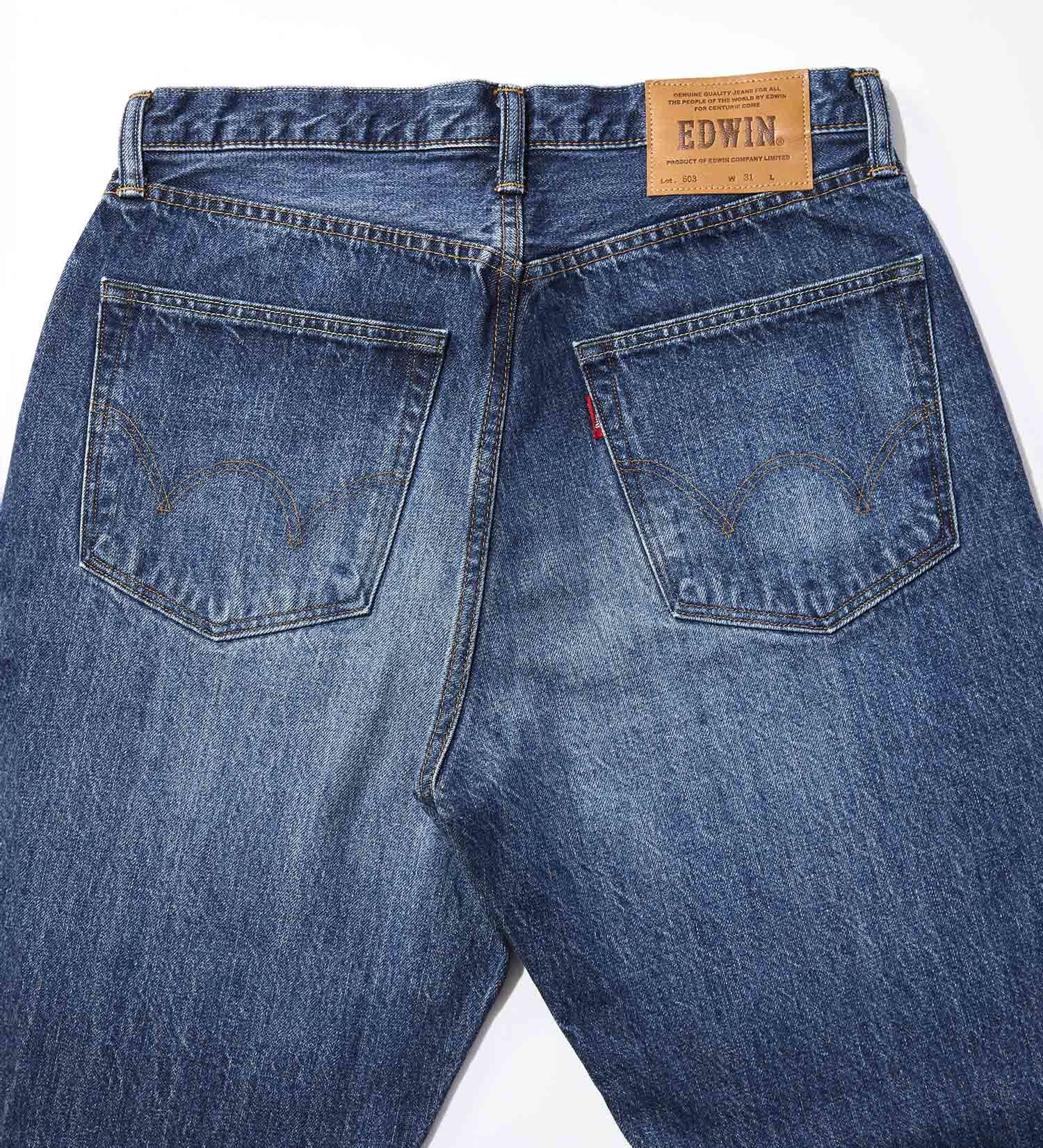 EDWIN(エドウイン)の【予約】503 ルーズストレートデニムパンツ TRUE STANDARD LOOSE STRAIGHT 綿100%|パンツ/デニム / ジーンズパンツ/メンズ|中色ブルー2