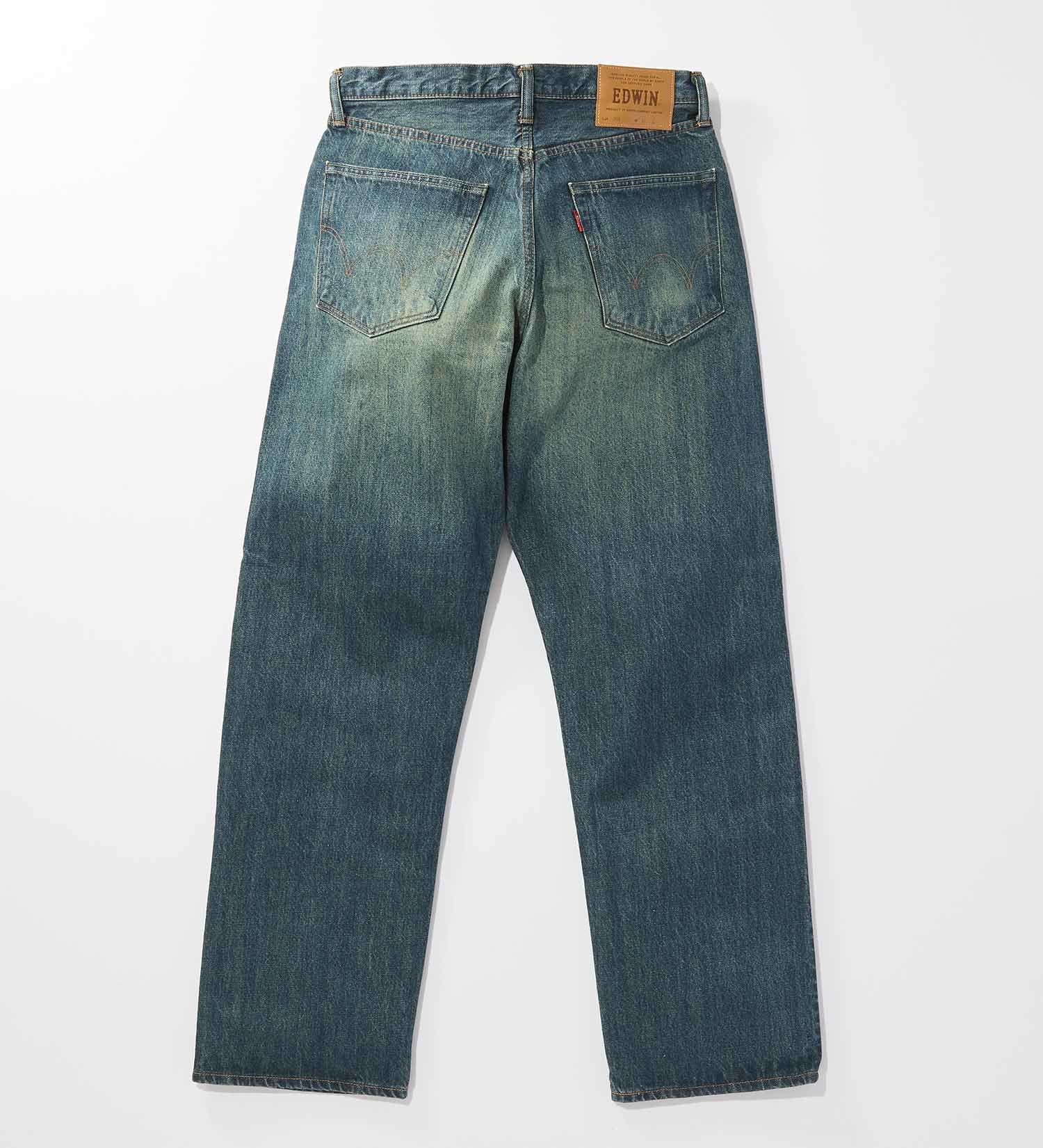 EDWIN(エドウイン)の【予約】503 ルーズストレートデニムパンツ TRUE STANDARD LOOSE STRAIGHT 綿100％|パンツ/デニム / ジーンズパンツ/メンズ|中色ブルー