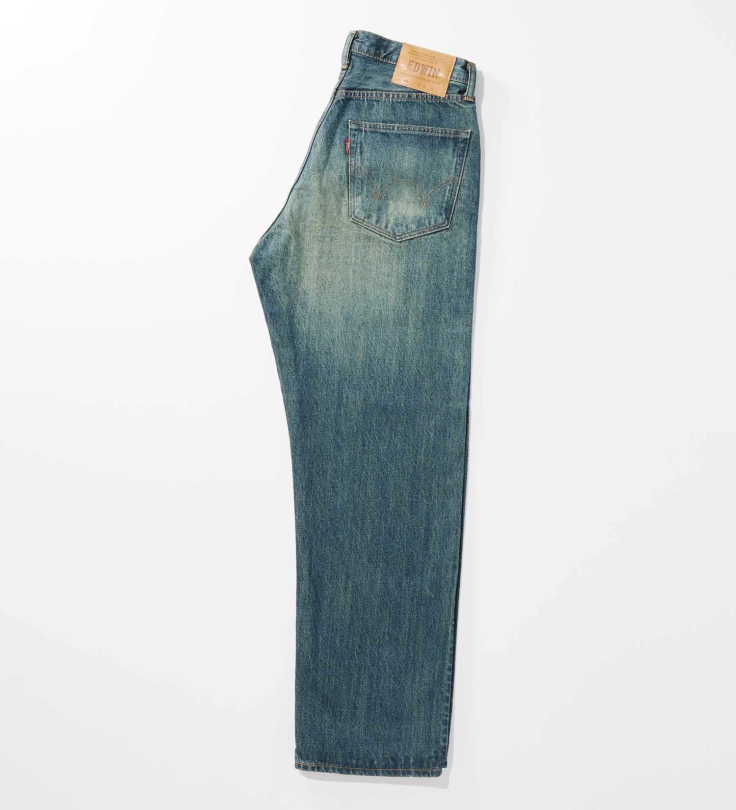 EDWIN(エドウイン)の【予約】503 ルーズストレートデニムパンツ TRUE STANDARD LOOSE STRAIGHT 綿100％|パンツ/デニム / ジーンズパンツ/メンズ|中色ブルー