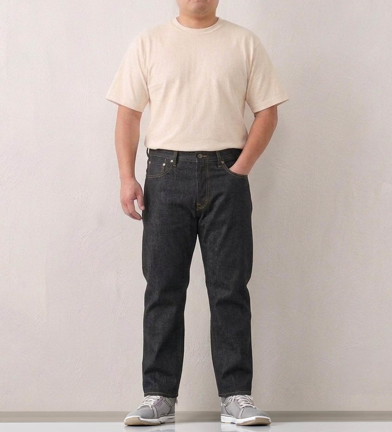 EDWIN(エドウイン)の【試着対象】【大きいサイズ】503 レギュラーストレートデニムパンツ SMART STANDARD REGULAR STRAIGHT|パンツ/デニム / ジーンズパンツ/メンズ|ブラックデニム