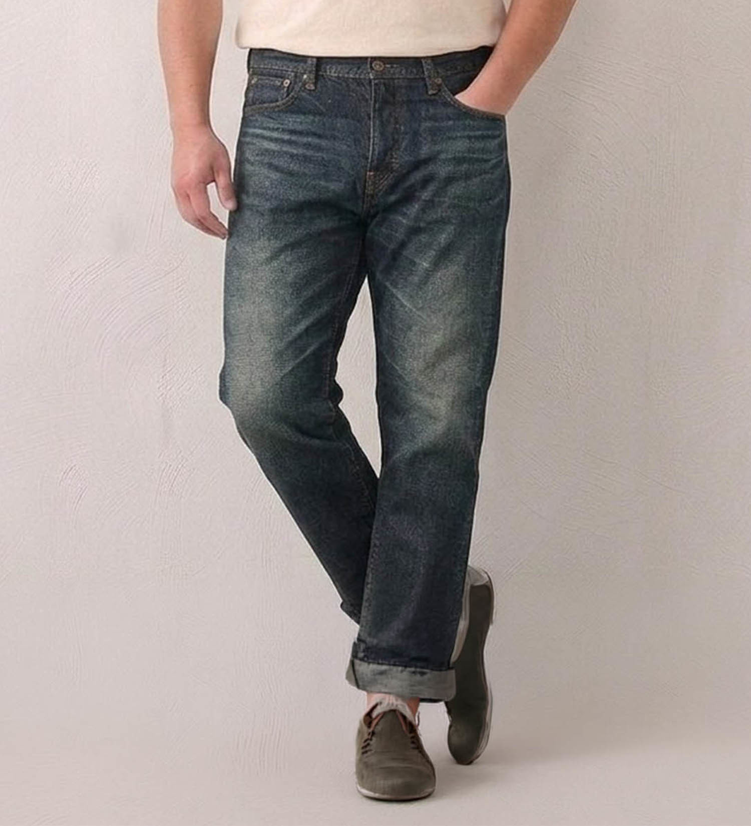EDWIN(エドウイン)の【試着対象】【大きいサイズ】503 レギュラーストレートデニムパンツ SMART STANDARD REGULAR STRAIGHT|パンツ/デニム / ジーンズパンツ/メンズ|濃色ブルー