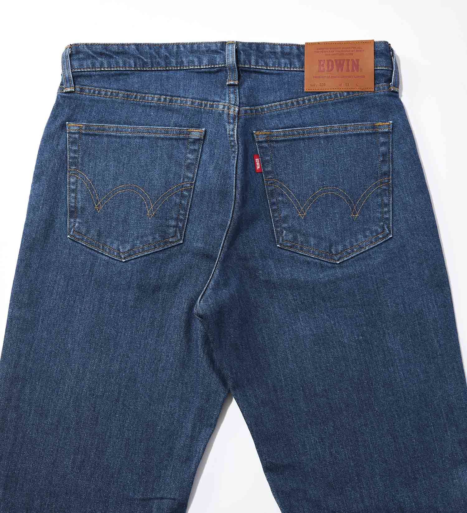EDWIN(エドウイン)の【試着対象】【大きいサイズ】503 レギュラーストレートデニムパンツ SMART STANDARD REGULAR STRAIGHT|パンツ/デニム / ジーンズパンツ/メンズ|中色ブルー3