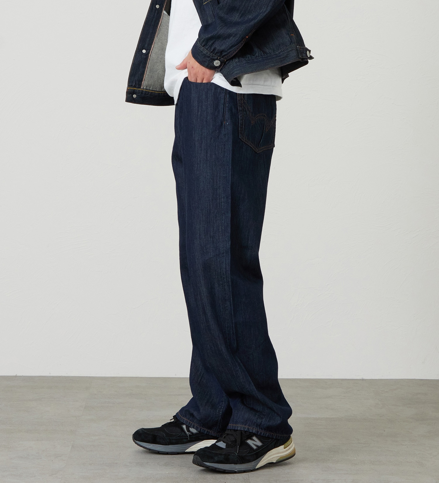 EDWIN(エドウイン)の505Z ライトオンス ワイドストレート デニムパンツ ジーンズ セットアップ対応 セルビッジ|パンツ/デニム / ジーンズパンツ/メンズ|インディゴブルー