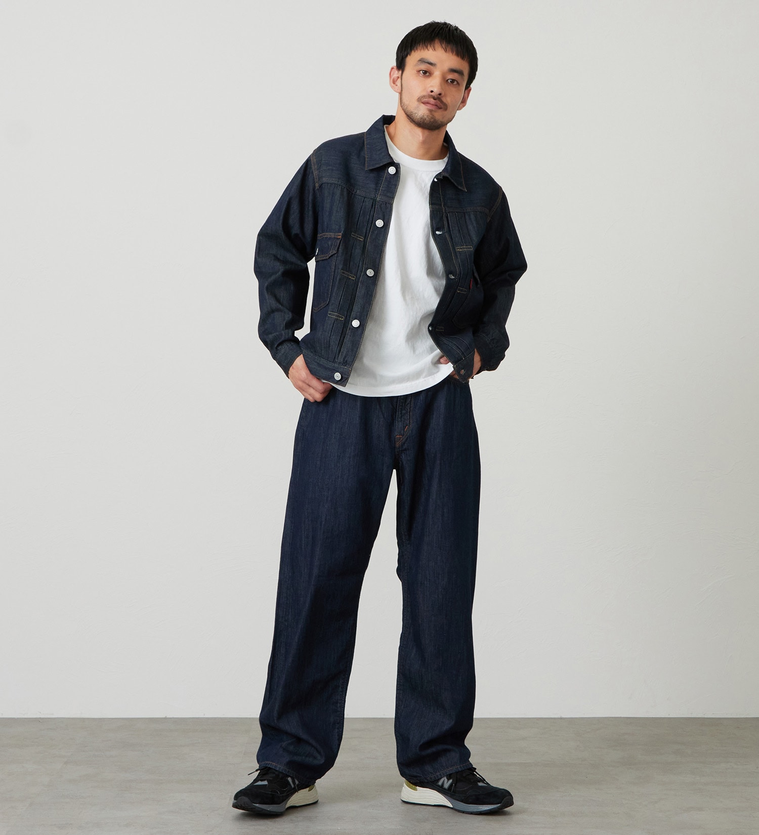 EDWIN(エドウイン)の505Z ライトオンス ワイドストレート デニムパンツ ジーンズ セットアップ対応 セルビッジ|パンツ/デニム / ジーンズパンツ/メンズ|インディゴブルー