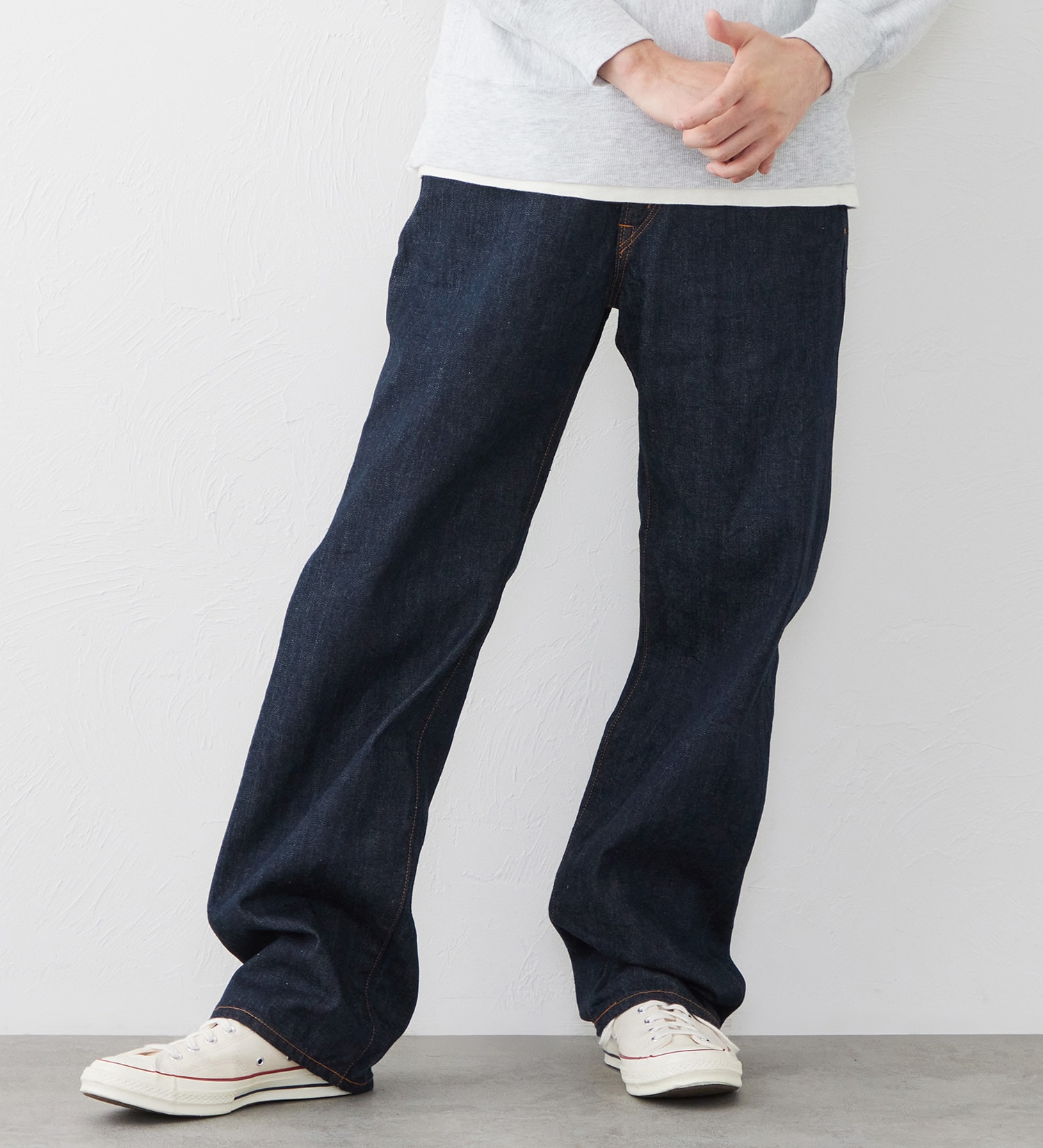 EDWIN(エドウイン)の505Z ワイド デニムパンツ セルビッジ|パンツ/デニム / ジーンズパンツ/メンズ|インディゴブルー