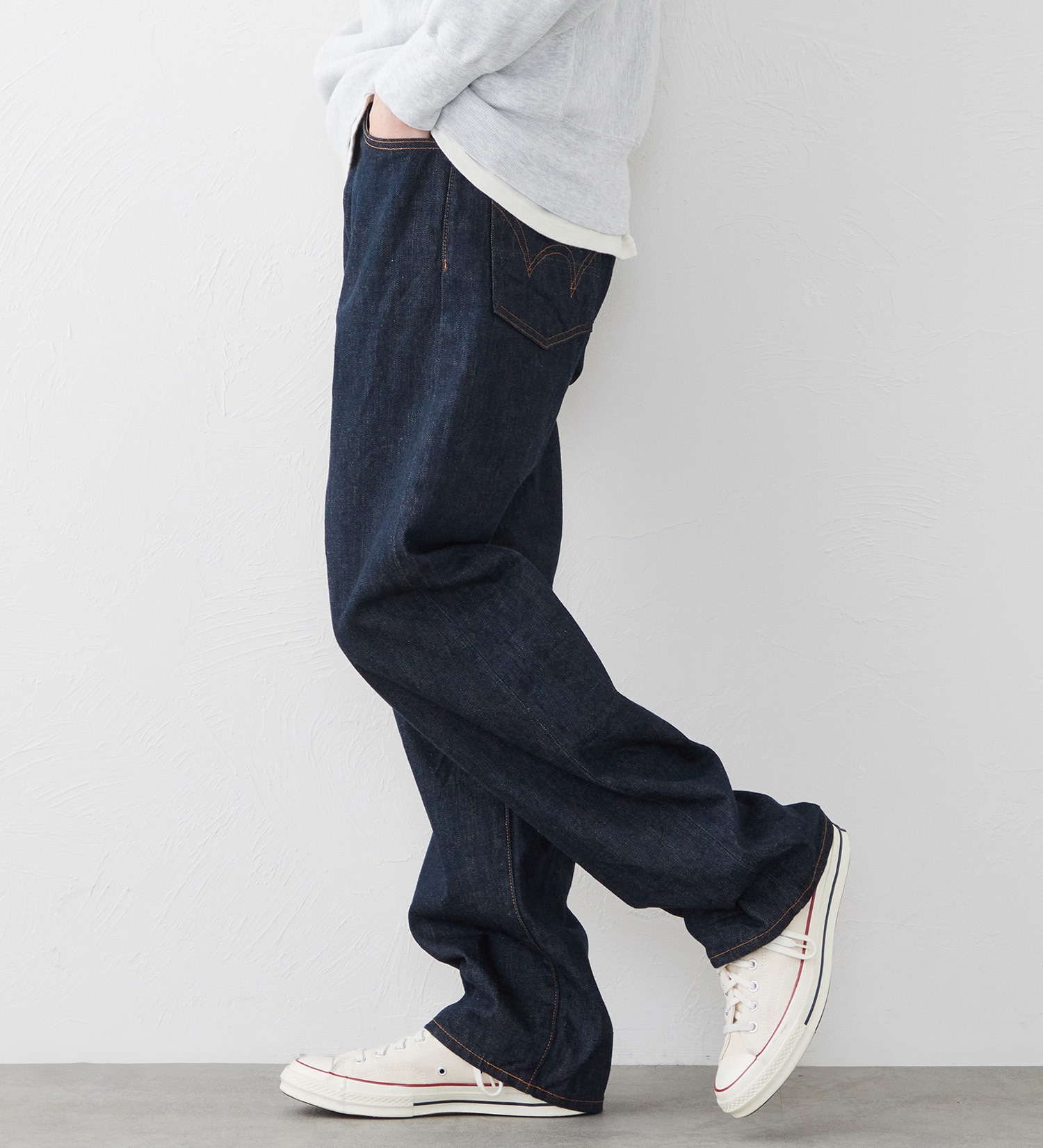 EDWIN(エドウイン)の505Z ワイド デニムパンツ セルビッジ|パンツ/デニム / ジーンズパンツ/メンズ|インディゴブルー
