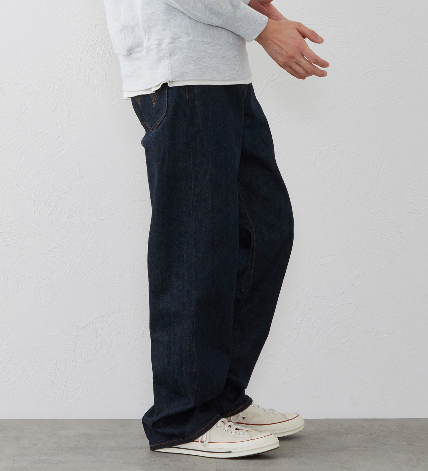 EDWIN(エドウイン)の505Z ワイド デニムパンツ セルビッジ|パンツ/デニム / ジーンズパンツ/メンズ|インディゴブルー