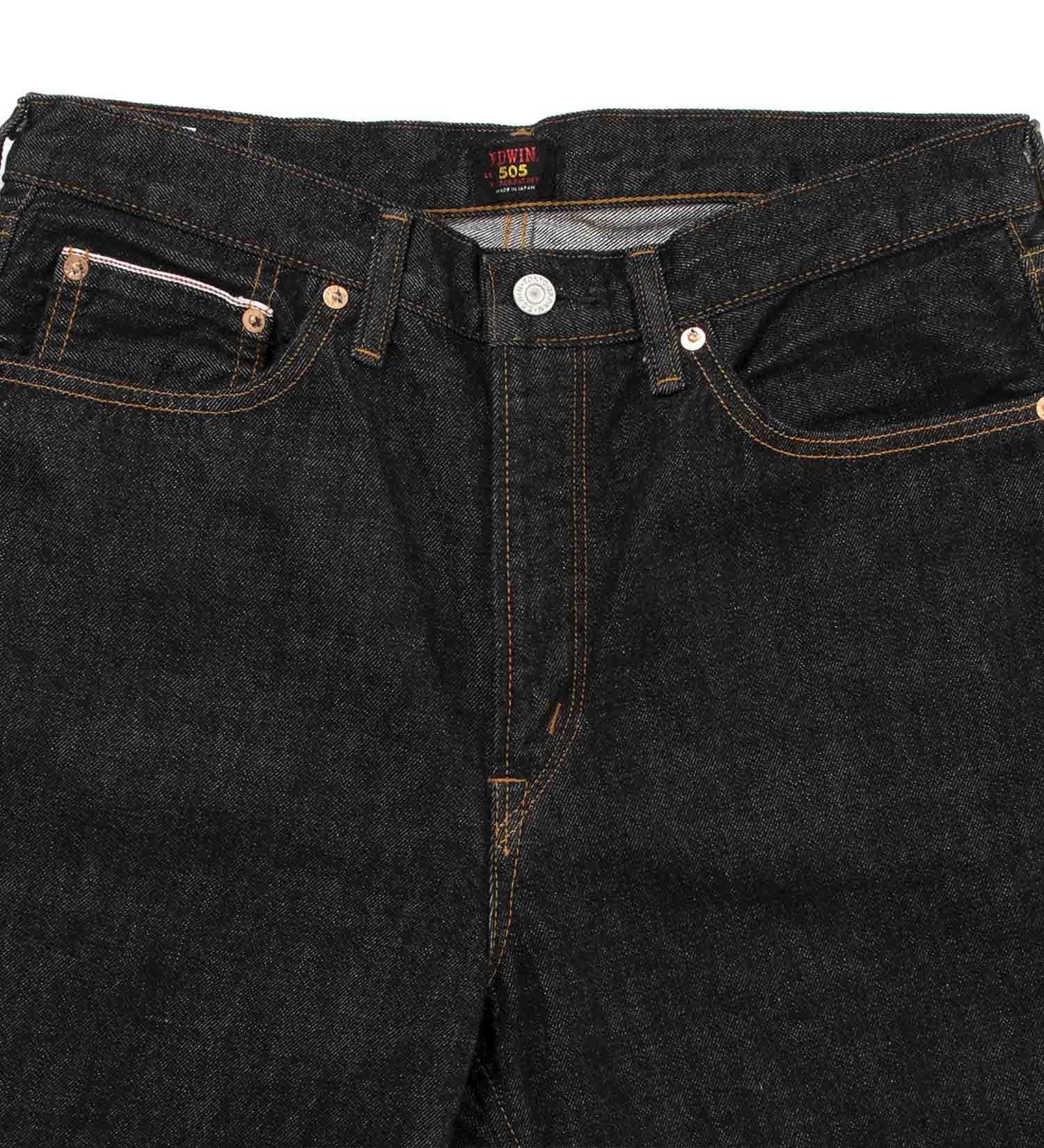 EDWIN(エドウイン)の505Z ワイド デニムパンツ セルビッジ|パンツ/デニム / ジーンズパンツ/メンズ|ブラックデニム