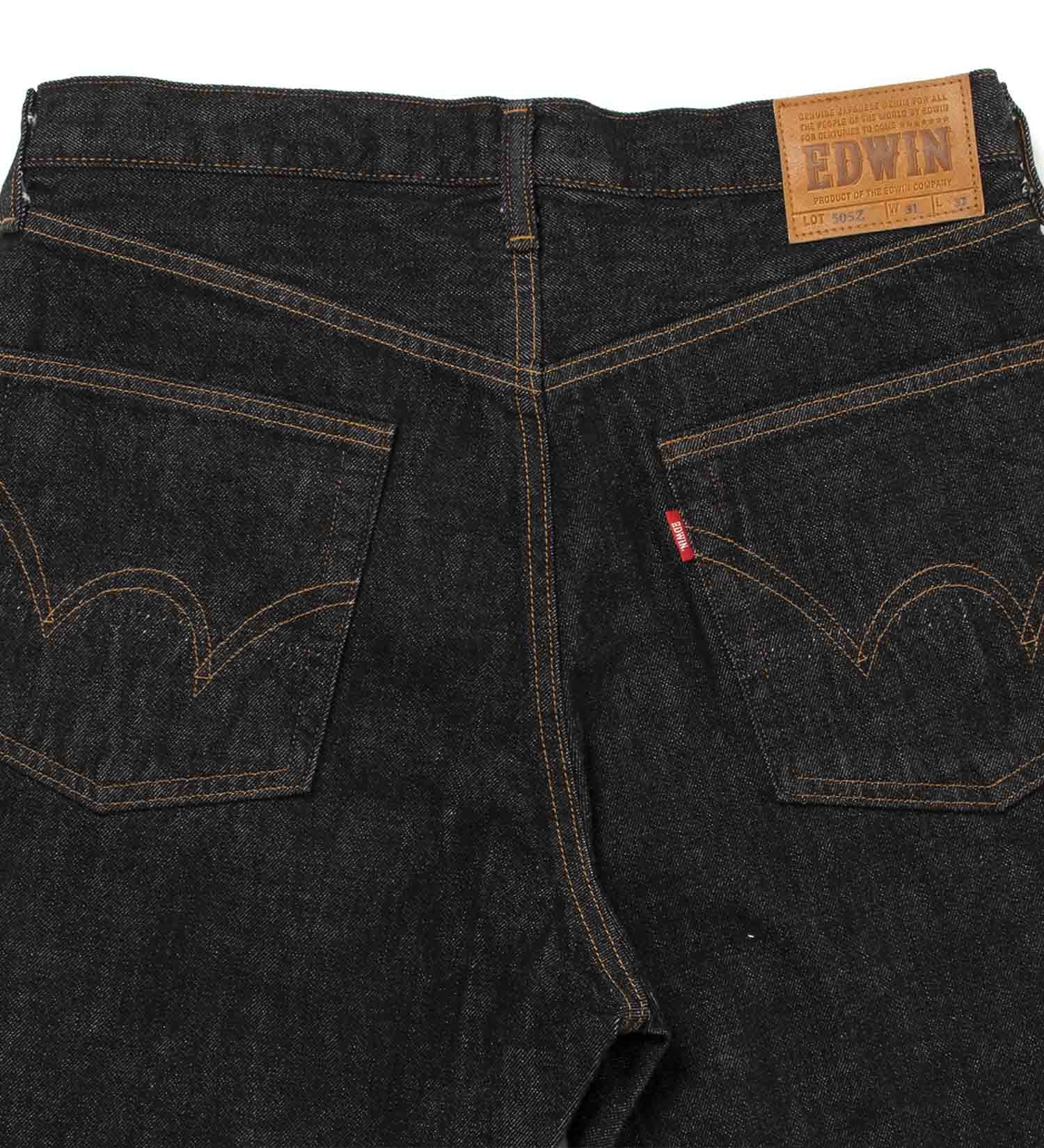 EDWIN(エドウイン)の505Z ワイド デニムパンツ セルビッジ|パンツ/デニム / ジーンズパンツ/メンズ|ブラックデニム