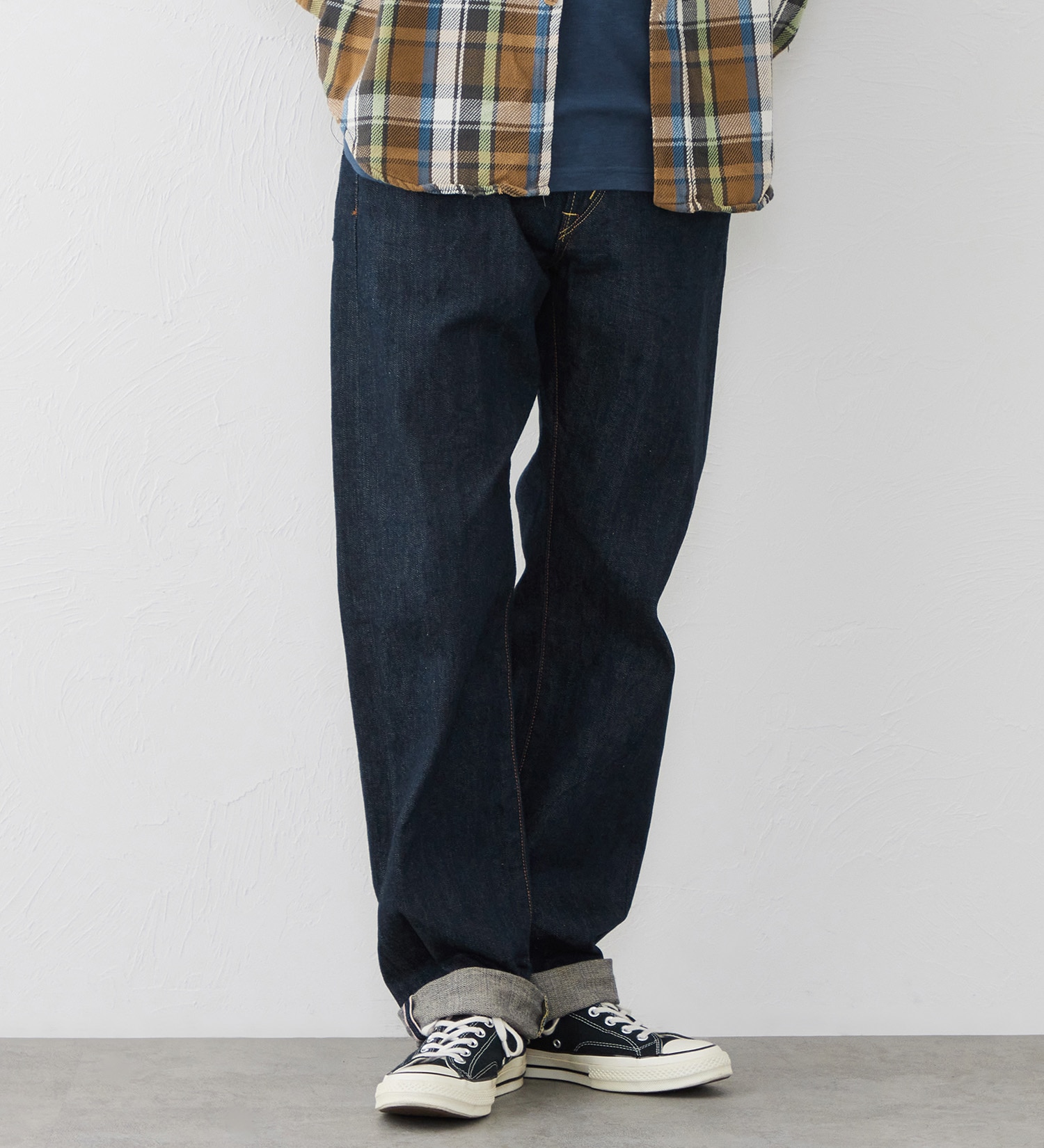 EDWIN(エドウイン)の【予約】505ZX ルーズストレートデニムパンツ セルビッジ|パンツ/デニム / ジーンズパンツ/メンズ|インディゴブルー
