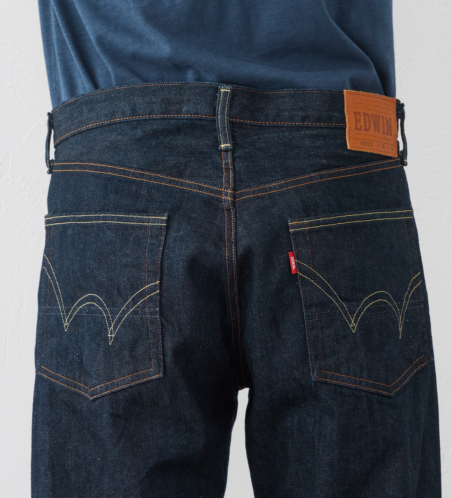 EDWIN(エドウイン)の【予約】505ZX ルーズストレートデニムパンツ セルビッジ|パンツ/デニム / ジーンズパンツ/メンズ|インディゴブルー