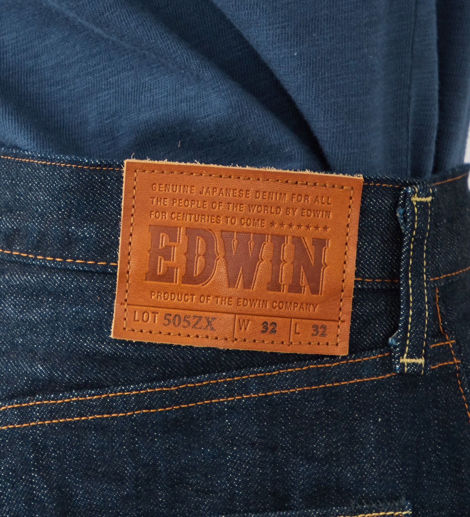 EDWIN(エドウイン)の【予約】505ZX ルーズストレートデニムパンツ セルビッジ|パンツ/デニム / ジーンズパンツ/メンズ|インディゴブルー