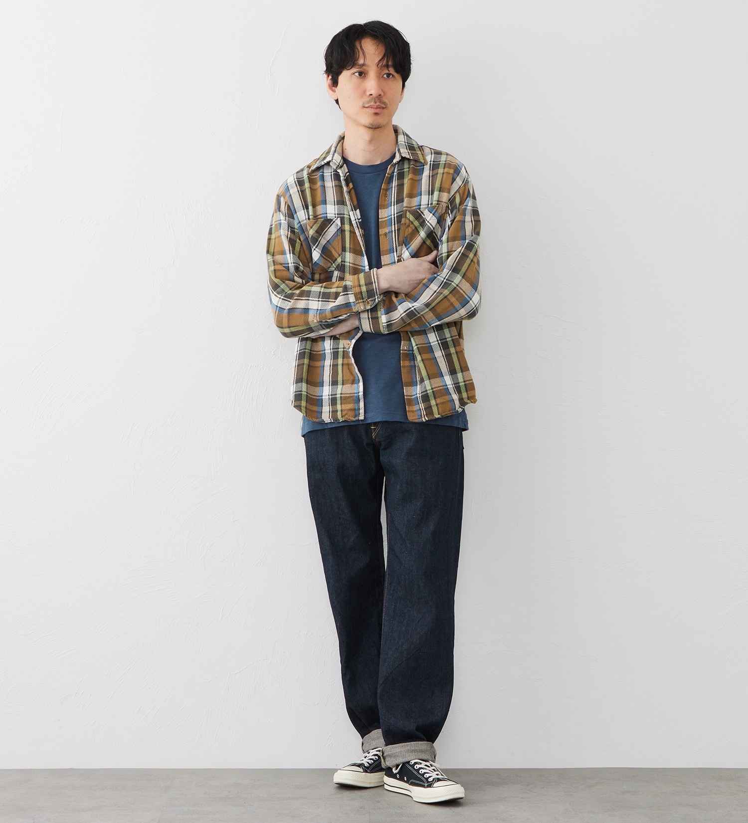 EDWIN(エドウイン)の【予約】505ZX ルーズストレートデニムパンツ セルビッジ|パンツ/デニム / ジーンズパンツ/メンズ|インディゴブルー