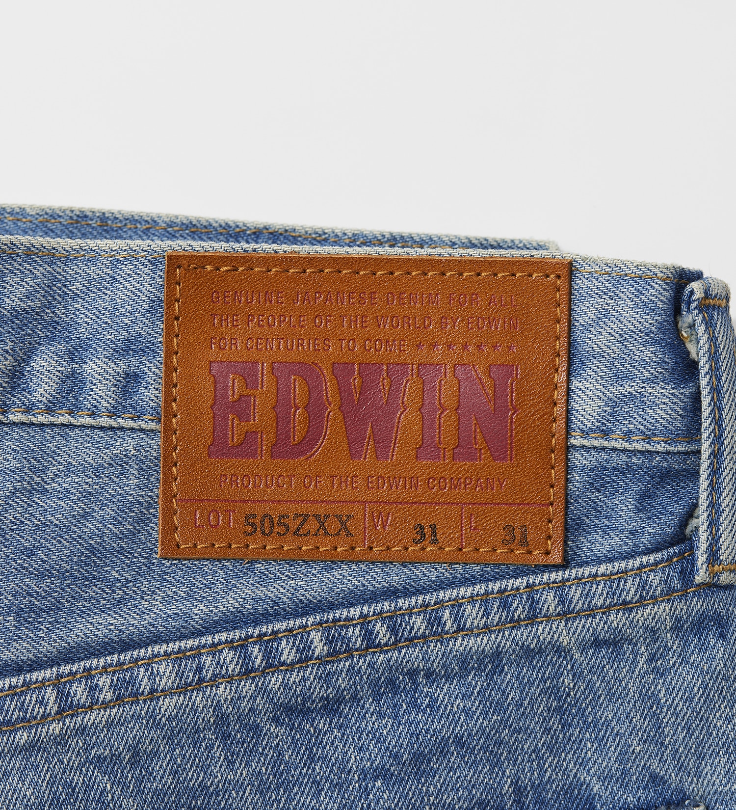 EDWIN(エドウイン)の505ZXX 60sレギュラーストレートパンツ SELVAGE VINTAGE REGULAR STRAIGHT MADE IN JAPAN 日本製 セルビッチ セットアップ対応|パンツ/デニムパンツ/メンズ|淡色ブルー