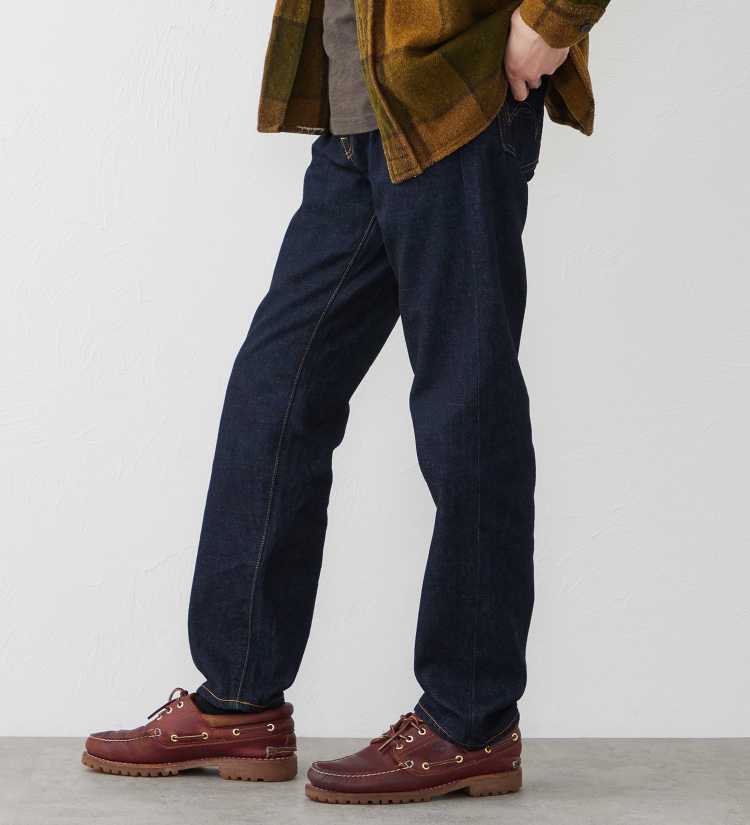 EDWIN(エドウイン)の505ZXX レギュラーストレートデニムパンツ セルビッジ|パンツ/デニム / ジーンズパンツ/メンズ|インディゴブルー