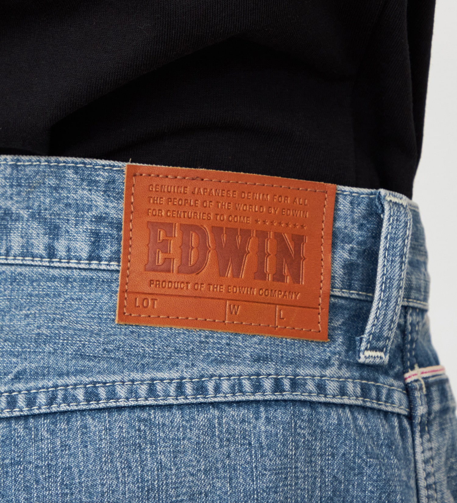 EDWIN(エドウイン)の505 ワイドストレート デニムペインターパンツ ヴィンテージ セルビッジ|パンツ/デニム / ジーンズパンツ/メンズ|中色ブルー