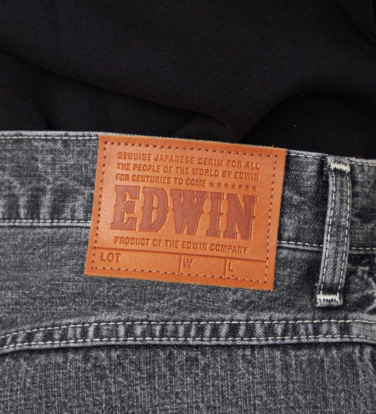 EDWIN(エドウイン)の505 ワイドストレート デニムペインターパンツ ヴィンテージ セルビッジ|パンツ/デニム / ジーンズパンツ/メンズ|ブラックデニム