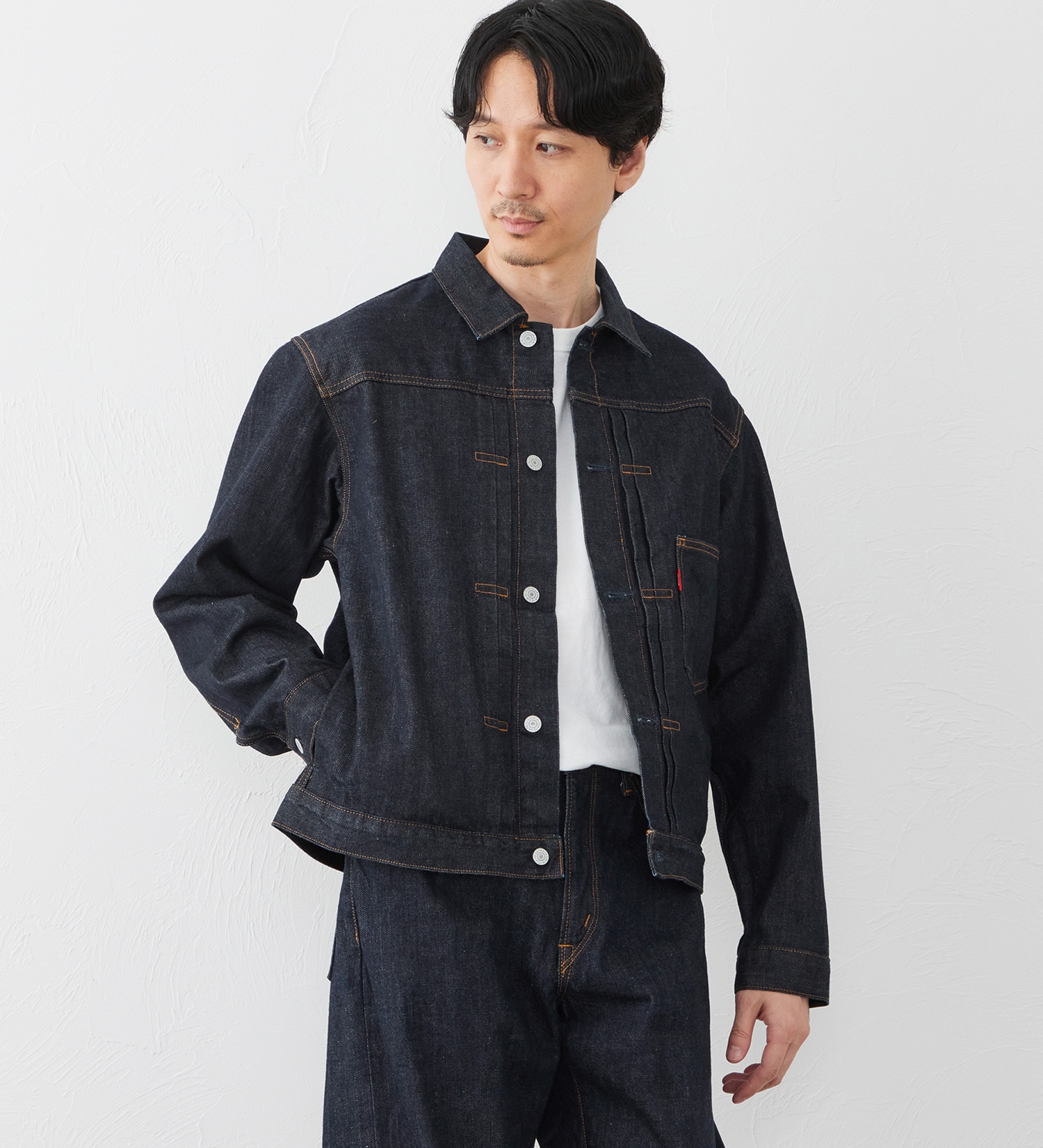 EDWIN(エドウイン)の【試着対象】505 セルビッジデニムジャケット Gジャン|ジャケット/アウター/デニムジャケット/メンズ|インディゴブルー