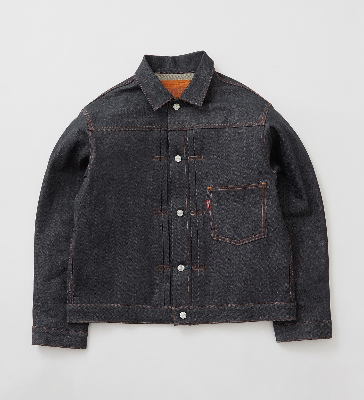 EDWIN(エドウイン)の【試着対象】505Z リジッド デニムジャケット Gジャン セットアップ対応 セルビッジ 日本製 MADE IN JAPAN|ジャケット/アウター/デニムジャケット/メンズ|インディゴ未洗い