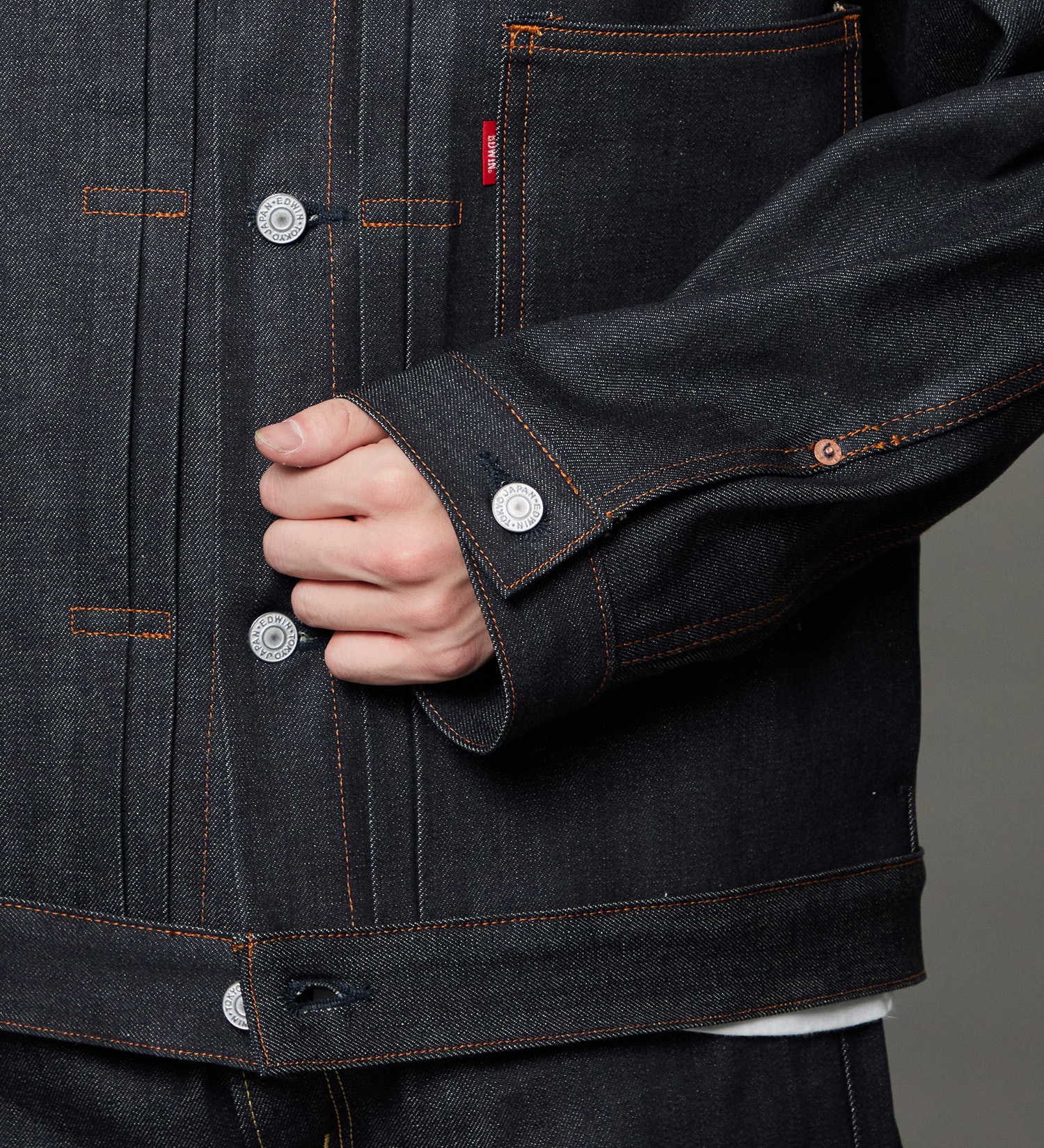 EDWIN(エドウイン)の【試着対象】505Z リジッド デニムジャケット Gジャン セットアップ対応 セルビッジ 日本製 MADE IN JAPAN|ジャケット/アウター/デニムジャケット/メンズ|インディゴ未洗い