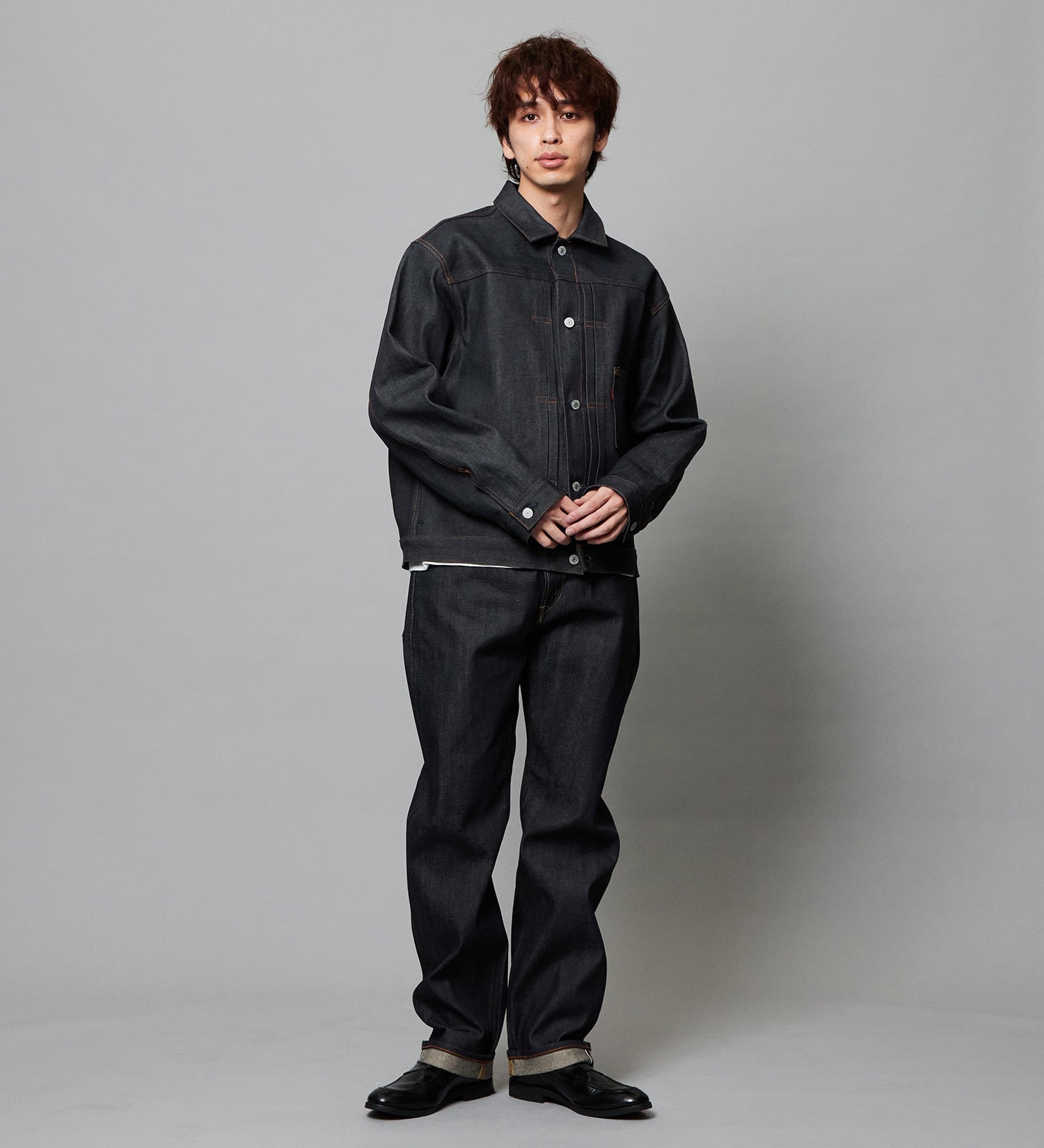 EDWIN(エドウイン)の【試着対象】505Z リジッド デニムジャケット Gジャン セットアップ対応 セルビッジ 日本製 MADE IN JAPAN|ジャケット/アウター/デニムジャケット/メンズ|インディゴ未洗い