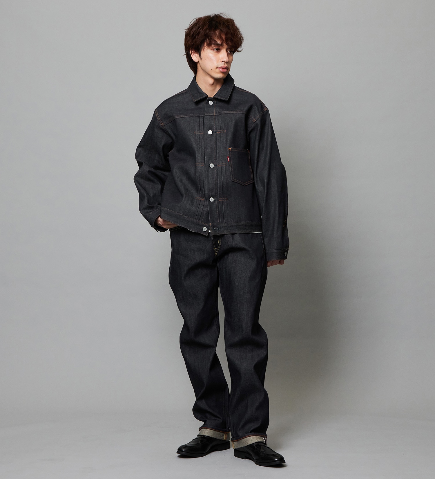 EDWIN(エドウイン)の【試着対象】505Z リジッド デニムジャケット Gジャン セットアップ対応 セルビッジ 日本製 MADE IN JAPAN|ジャケット/アウター/デニムジャケット/メンズ|インディゴ未洗い