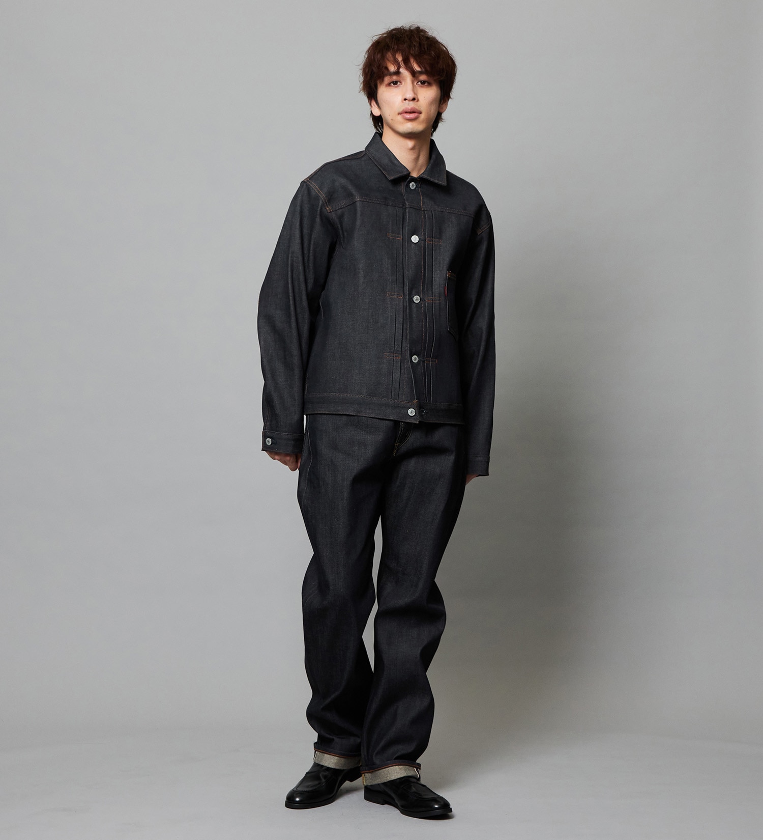 EDWIN(エドウイン)の【試着対象】505Z リジッド デニムジャケット Gジャン セットアップ対応 セルビッジ 日本製 MADE IN JAPAN|ジャケット/アウター/デニムジャケット/メンズ|インディゴ未洗い