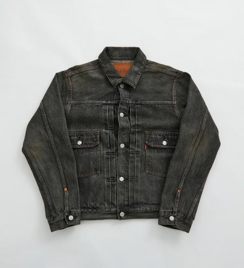 EDWIN(エドウイン)の【予約P】505ZX デニムジャケット Gジャン セットアップ対応 セルビッジ|ジャケット/アウター/デニムジャケット/メンズ|ブラックデニム2