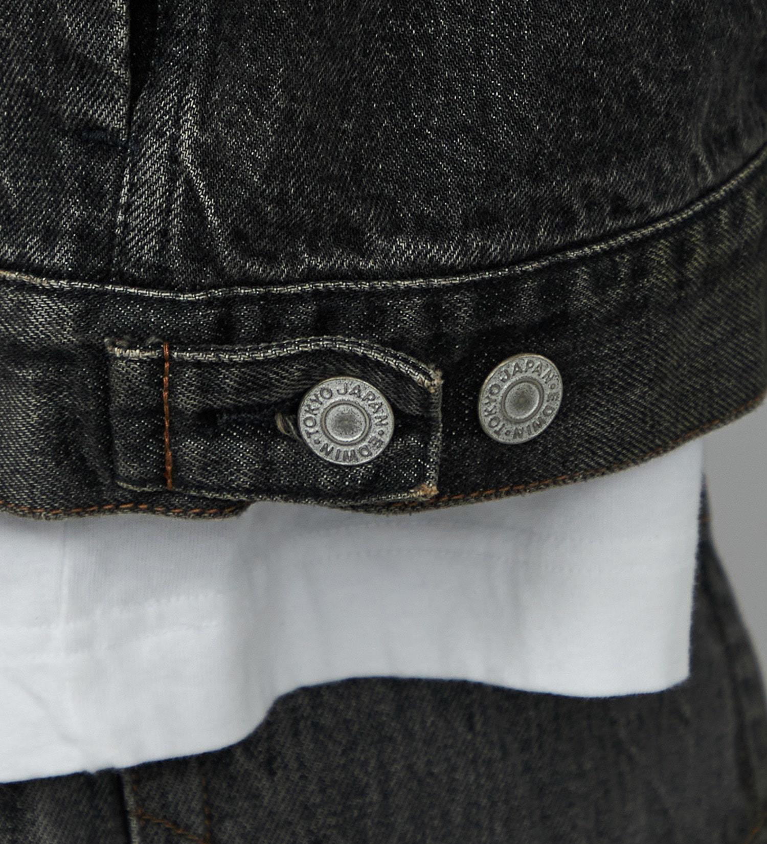 EDWIN(エドウイン)の【予約P】505ZX デニムジャケット Gジャン セットアップ対応 セルビッジ|ジャケット/アウター/デニムジャケット/メンズ|ブラックデニム2