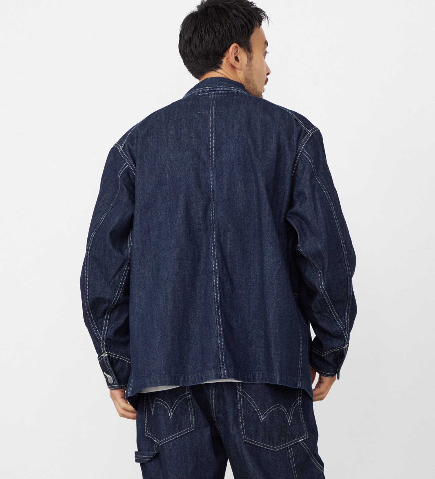EDWIN(エドウイン)の505 カバーオール デニムジャケット セットアップ セルビッジ|ジャケット/アウター/デニムジャケット/メンズ|インディゴブルー