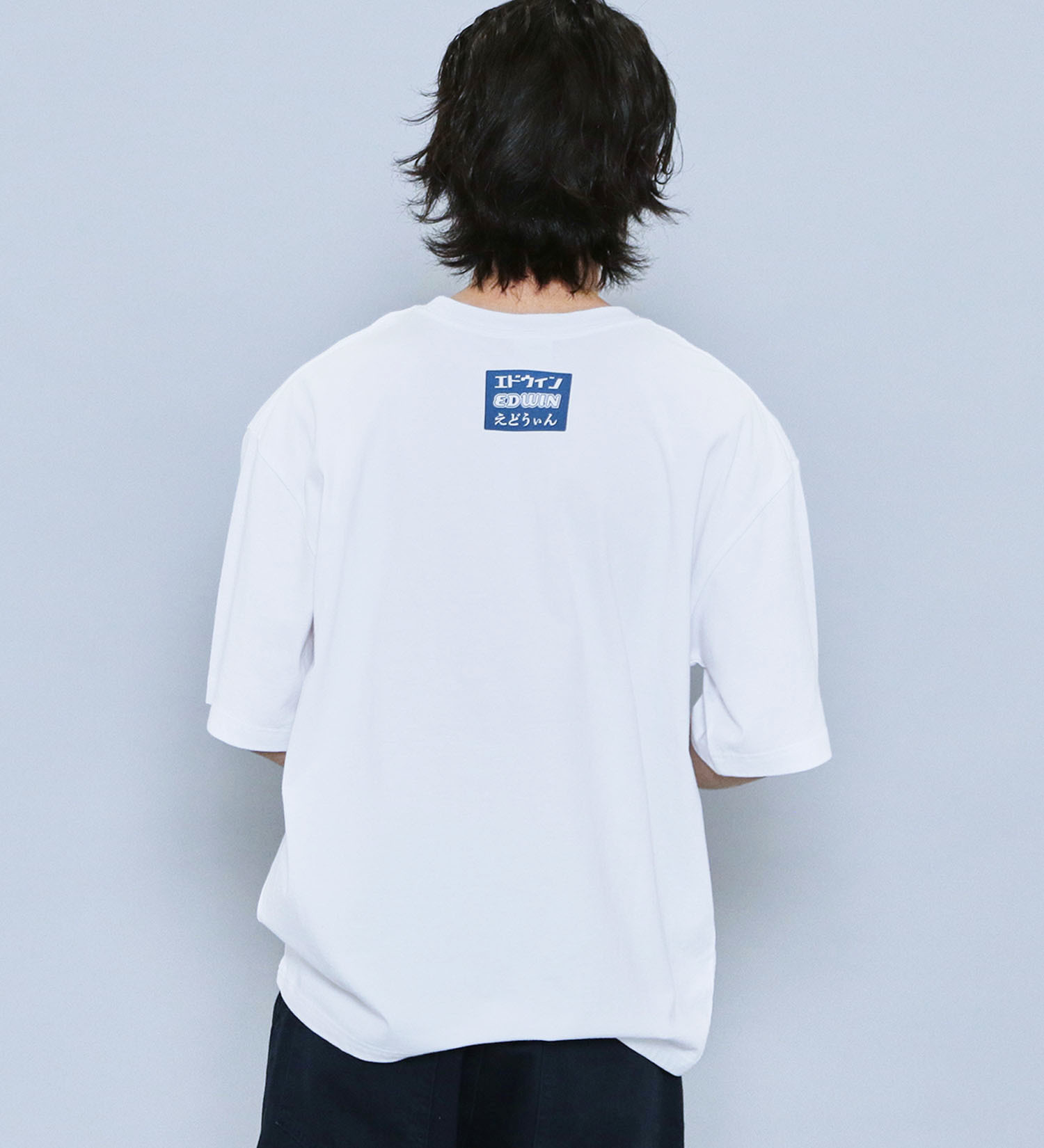 EDWIN(エドウイン)の【SALE】【ユニセックス】EDWIN x 鎌田かまを アーティストコラボTシャツ|トップス/Tシャツ/カットソー/メンズ|ホワイト