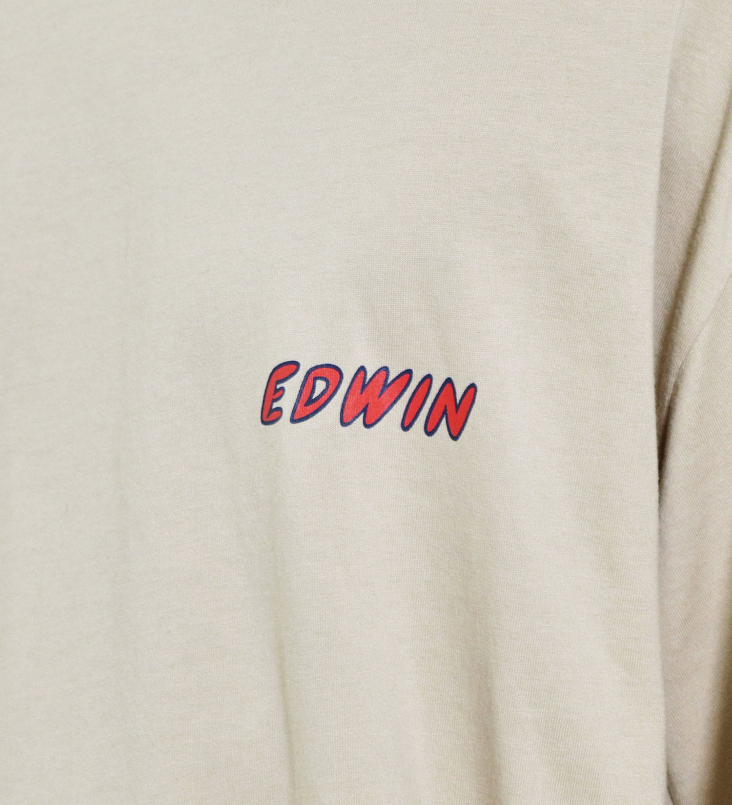 EDWIN(エドウイン)の【SALE】【ユニセックス】EDWIN x タケウチアツシ アーティストコラボTシャツ|トップス/Tシャツ/カットソー/メンズ|ベージュ