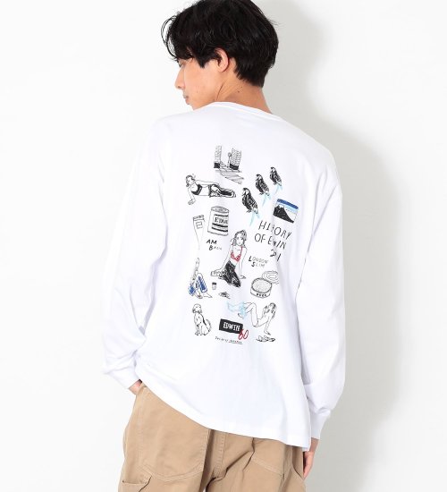 【SALE】【ユニセックス】EDWIN x itabamoe アーティストコラボTシャツ