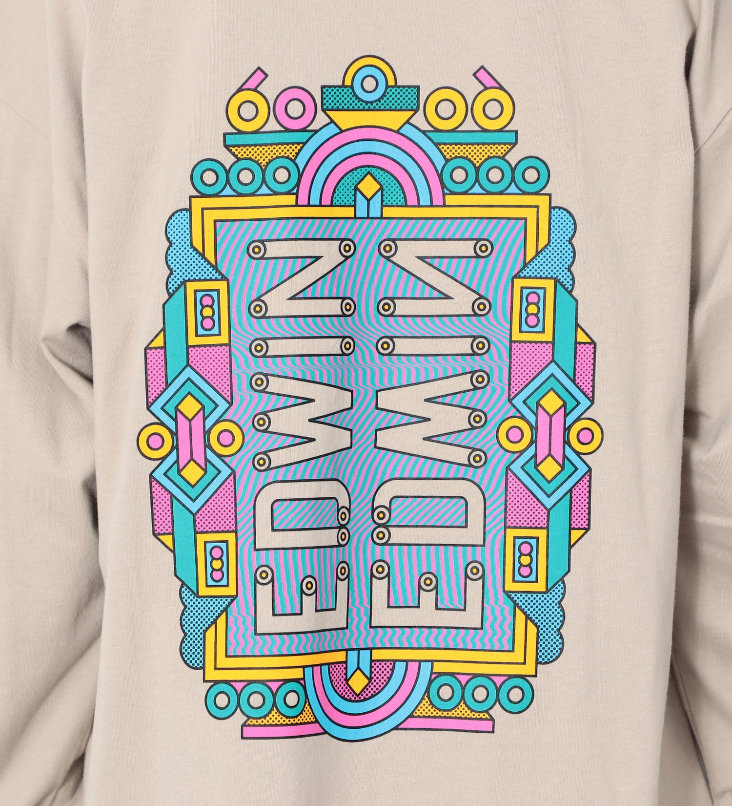 EDWIN(エドウイン)の【SALE】【ユニセックス】EDWIN x Supermundane アーティストコラボTシャツ|トップス/Tシャツ/カットソー/メンズ|ライトグレー