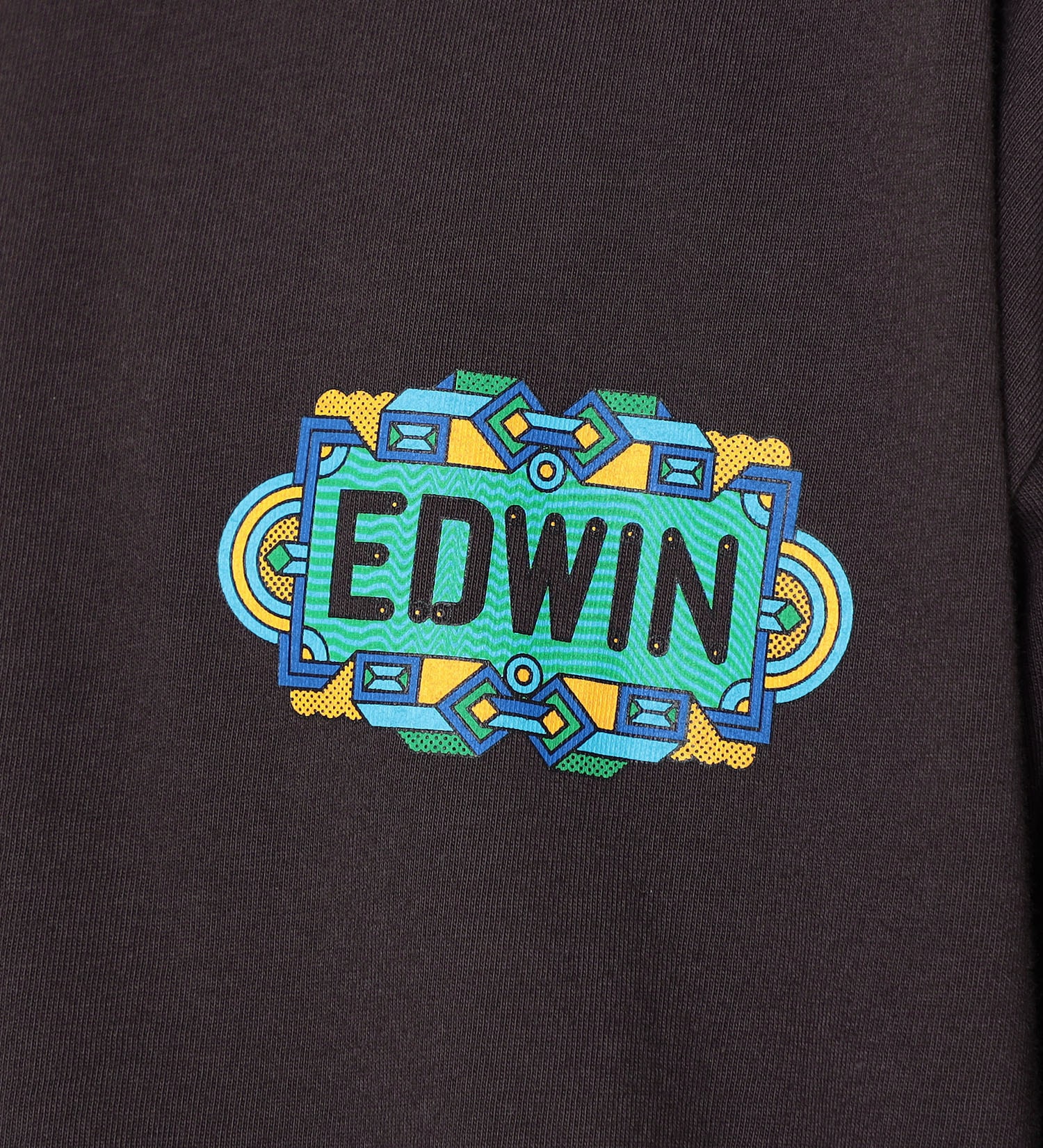 EDWIN(エドウイン)の【SALE】【ユニセックス】EDWIN x Supermundane アーティストコラボTシャツ|トップス/Tシャツ/カットソー/メンズ|ブラック