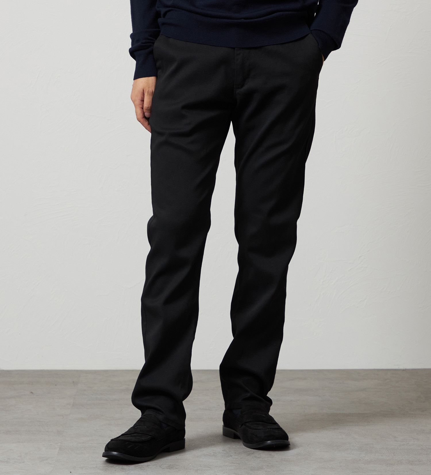 EDWIN(エドウイン)のハタラクロ メンズ アジャスター チノパンツ ストレッチ【WEB限定】|パンツ/チノパンツ/メンズ|ブラック