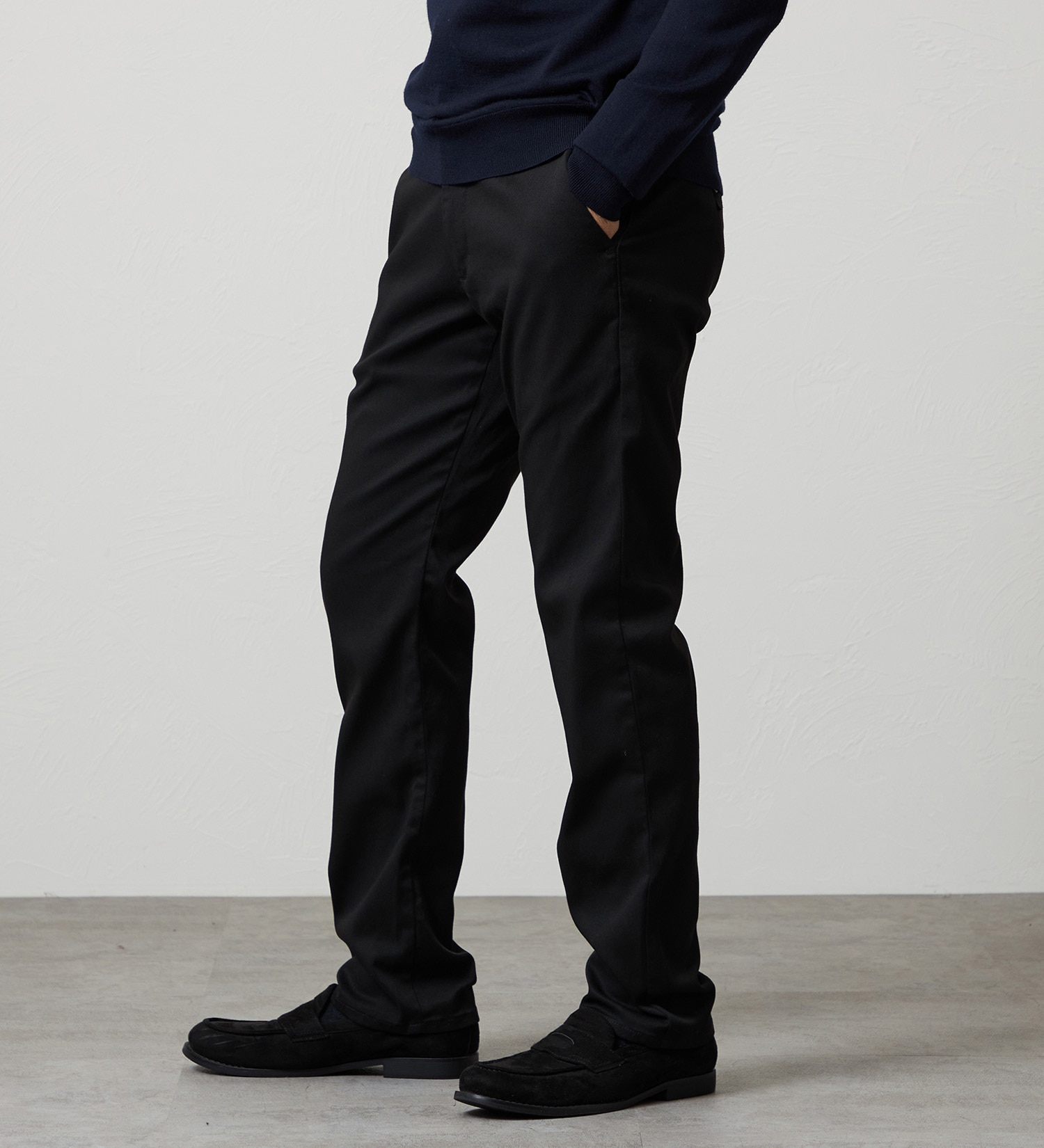 EDWIN(エドウイン)のハタラクロ メンズ アジャスター チノパンツ ストレッチ【WEB限定】|パンツ/チノパンツ/メンズ|ブラック