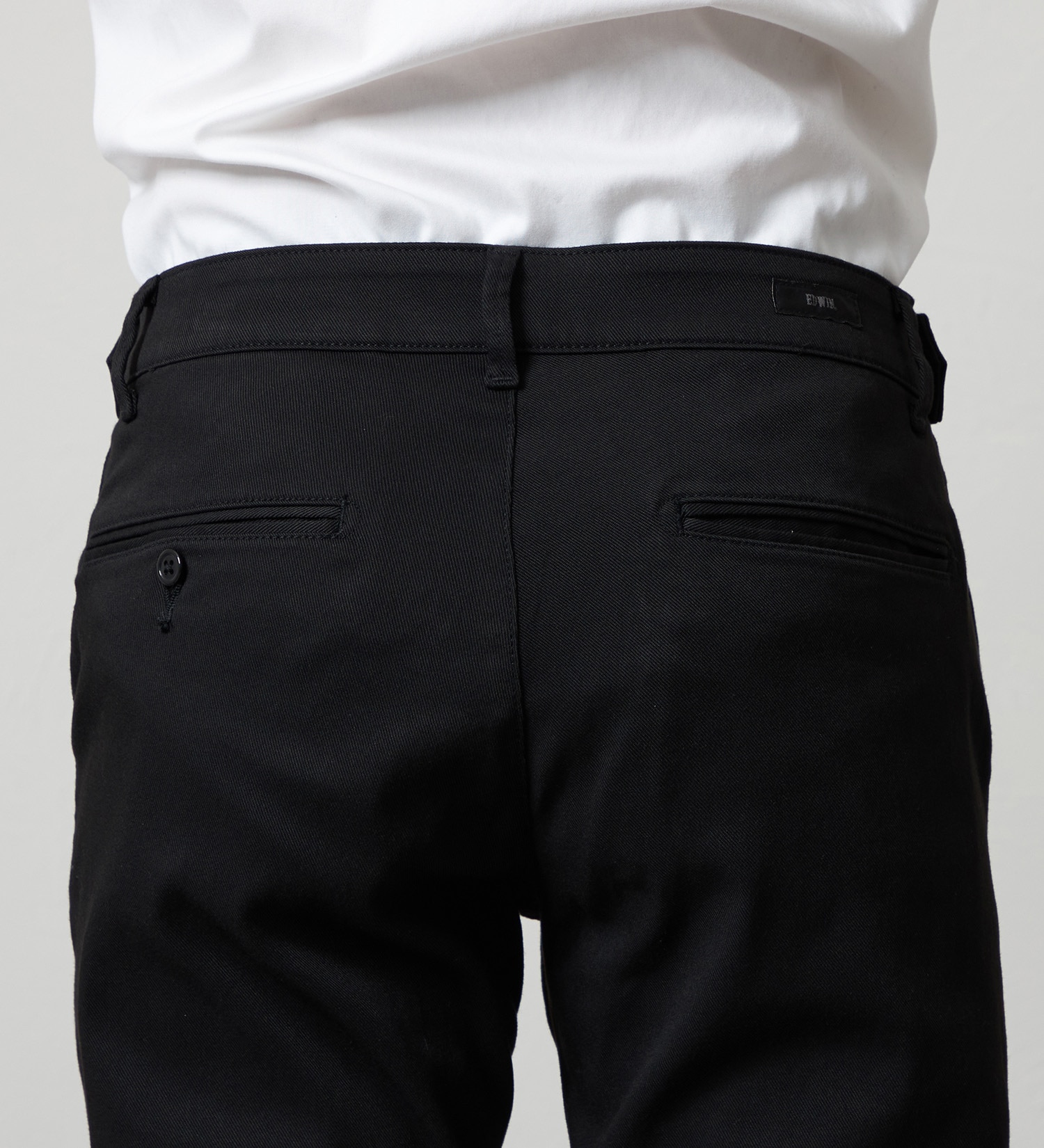 EDWIN(エドウイン)のハタラクロ メンズ アジャスター チノパンツ ストレッチ【WEB限定】|パンツ/チノパンツ/メンズ|ブラック