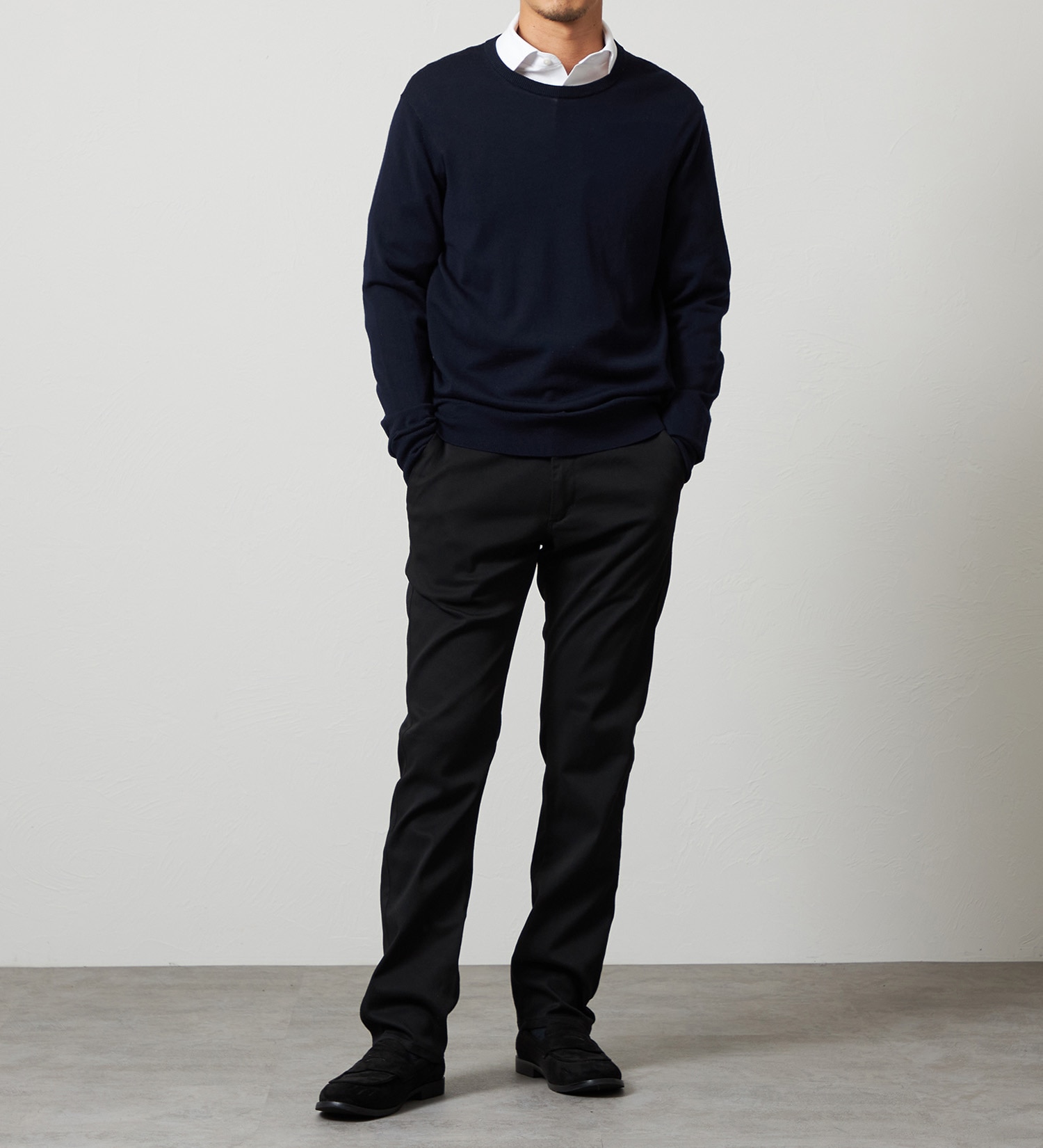 EDWIN(エドウイン)のハタラクロ メンズ アジャスター チノパンツ ストレッチ【WEB限定】|パンツ/チノパンツ/メンズ|ブラック