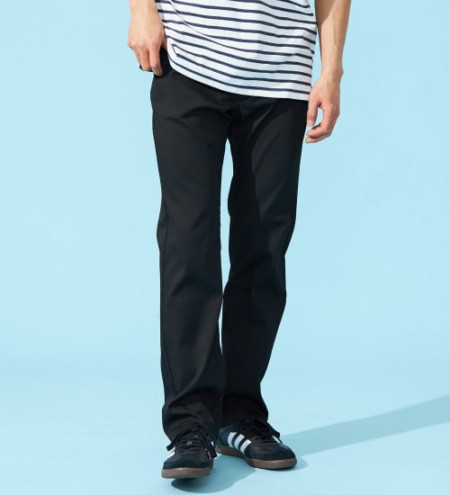EDWIN(エドウイン)の【予約P】【WEB限定】【涼】ハタラクロ メンズ COOL ストレートパンツ【股下73cm】ストレッチ ドライタッチ 速乾|パンツ/パンツ/メンズ|ブラック