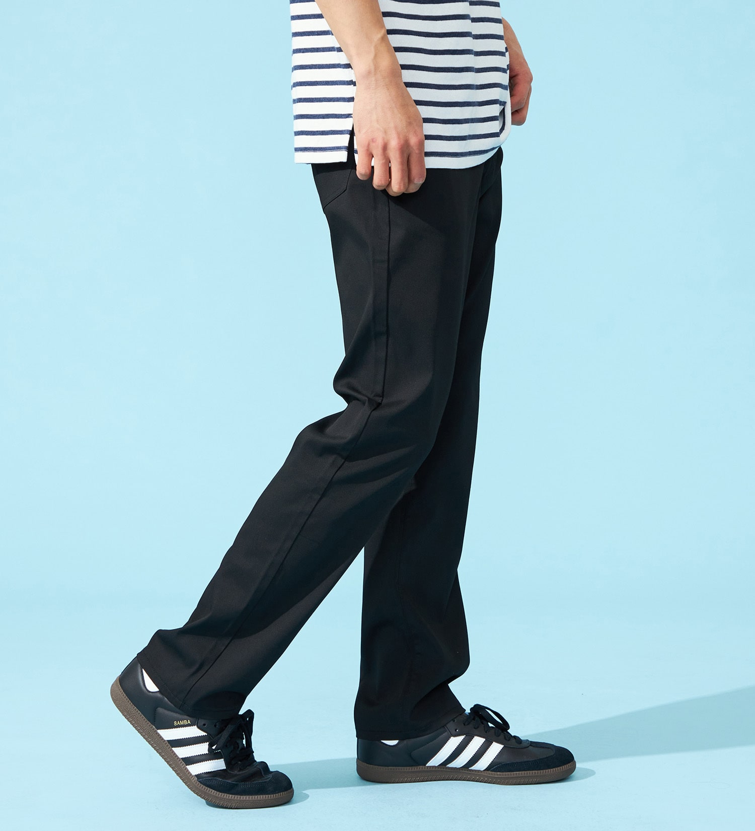 EDWIN(エドウイン)の【予約P】【WEB限定】【涼】ハタラクロ メンズ COOL ストレートパンツ【股下73cm】ストレッチ ドライタッチ 速乾|パンツ/パンツ/メンズ|ブラック