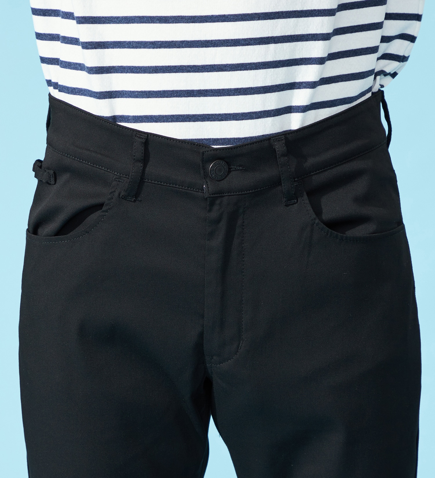 EDWIN(エドウイン)の【予約P】【WEB限定】【涼】ハタラクロ メンズ COOL ストレートパンツ【股下73cm】ストレッチ ドライタッチ 速乾|パンツ/パンツ/メンズ|ブラック