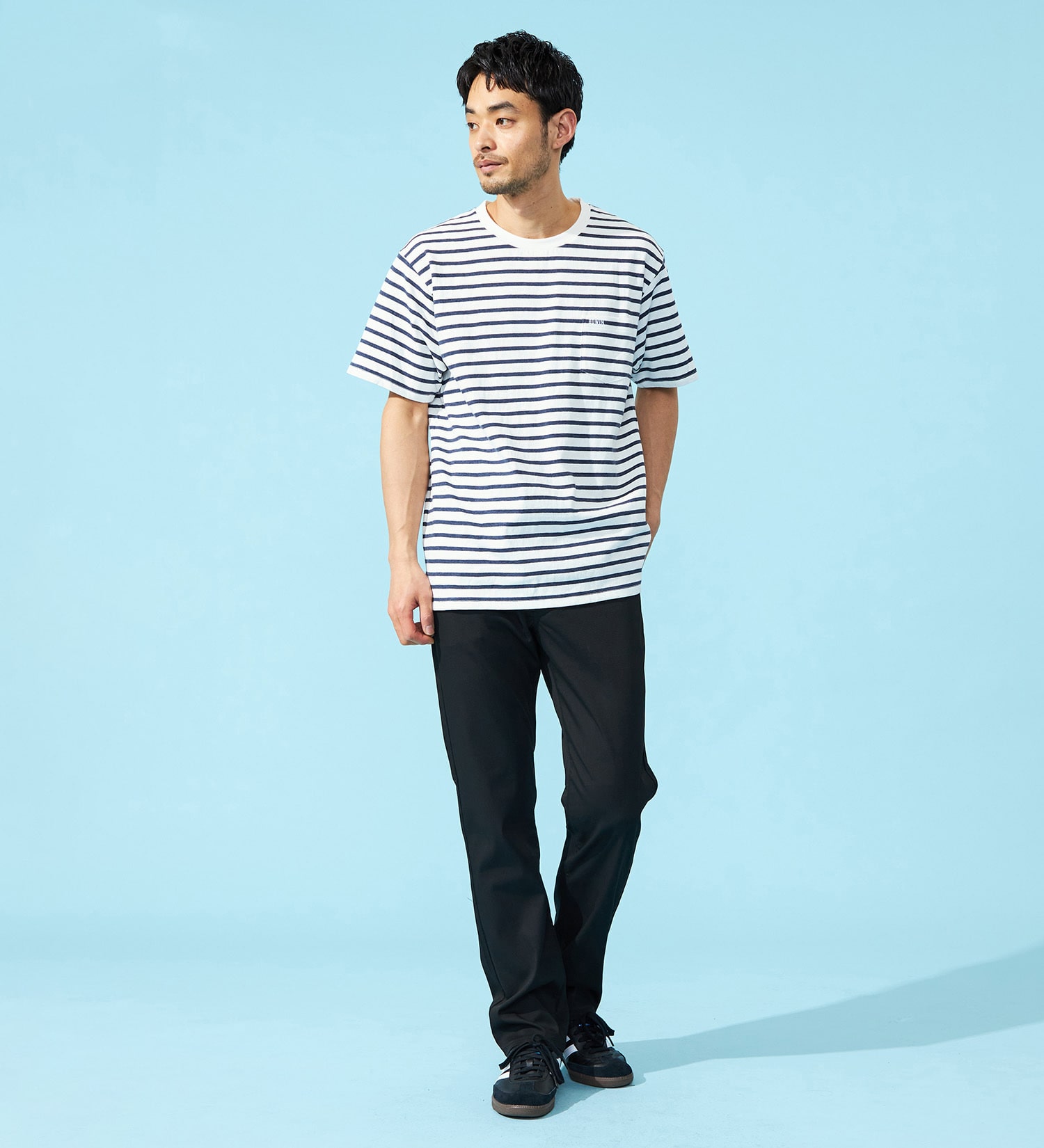 EDWIN(エドウイン)の【予約P】【WEB限定】【涼】ハタラクロ メンズ COOL ストレートパンツ【股下73cm】ストレッチ ドライタッチ 速乾|パンツ/パンツ/メンズ|ブラック