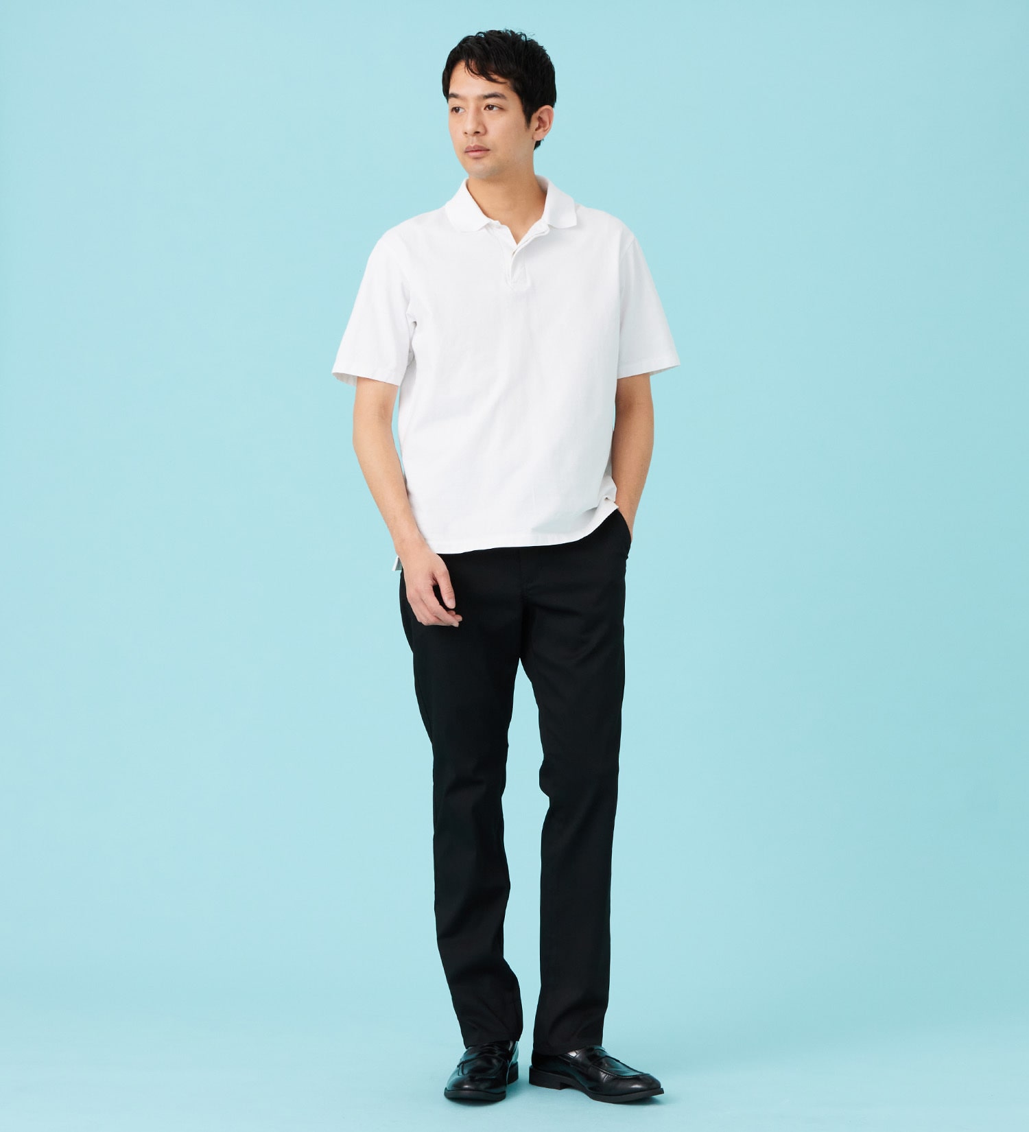 EDWIN(エドウイン)の【予約P】【WEB限定】【涼】ハタラクロ メンズ COOL スラックス トラウザー ストレッチ ドライタッチ 速乾|パンツ/スラックス/メンズ|ブラック