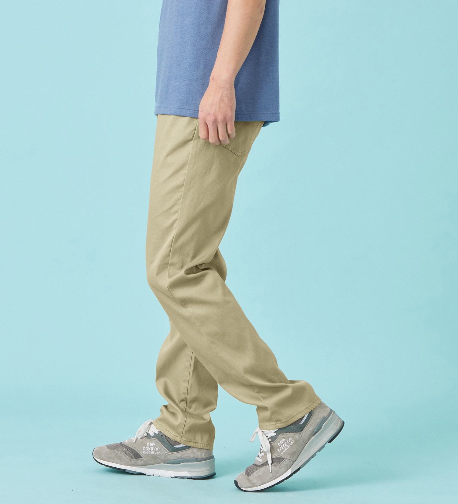 EDWIN(エドウイン)の【予約P】【大きいサイズ】【涼】COOL レギュラーストレート ジーンズ デニムパンツ ドライタッチ 速乾|パンツ/パンツ/メンズ|ベージュ