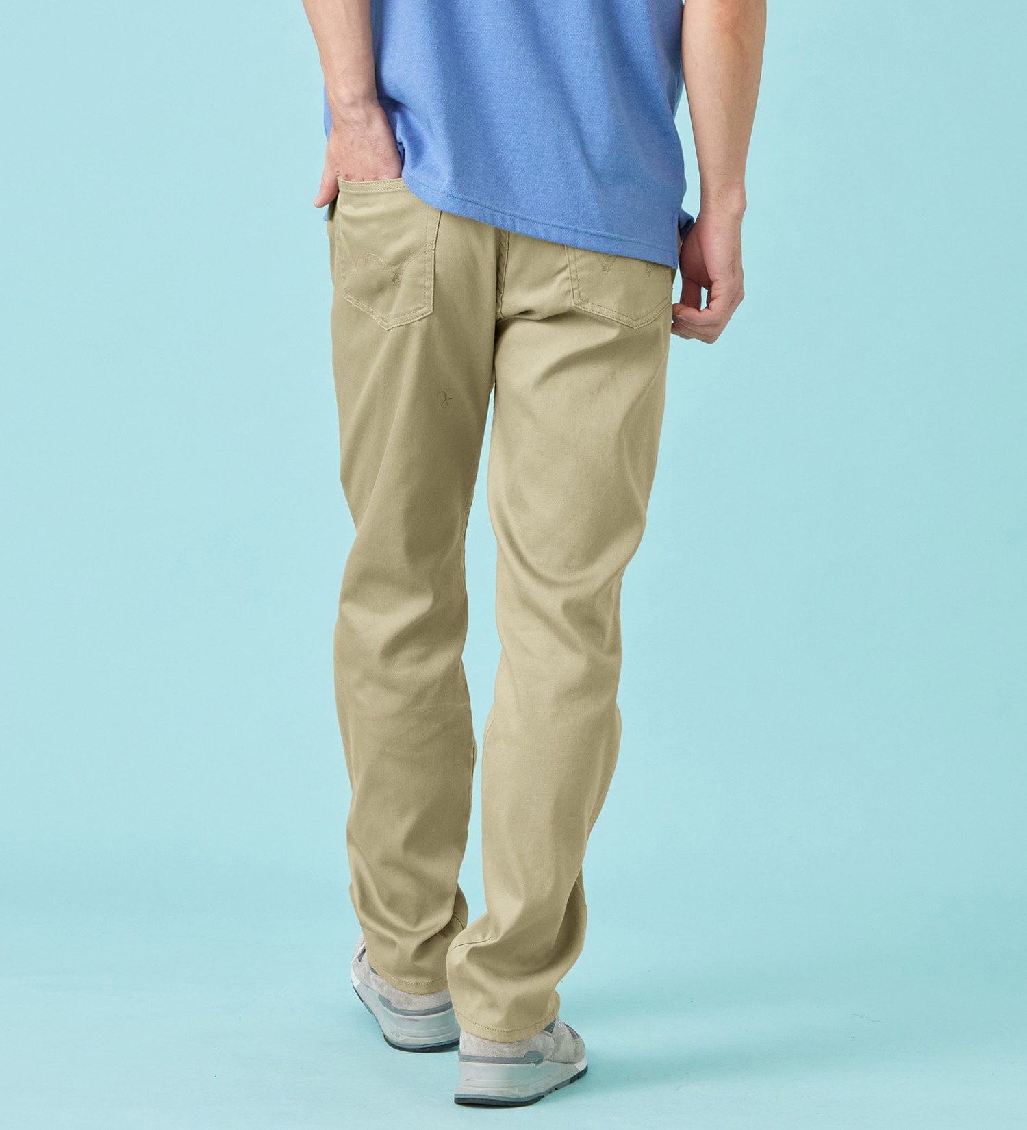 EDWIN(エドウイン)の【予約P】【大きいサイズ】【涼】COOL レギュラーストレート ジーンズ デニムパンツ ドライタッチ 速乾|パンツ/パンツ/メンズ|ベージュ